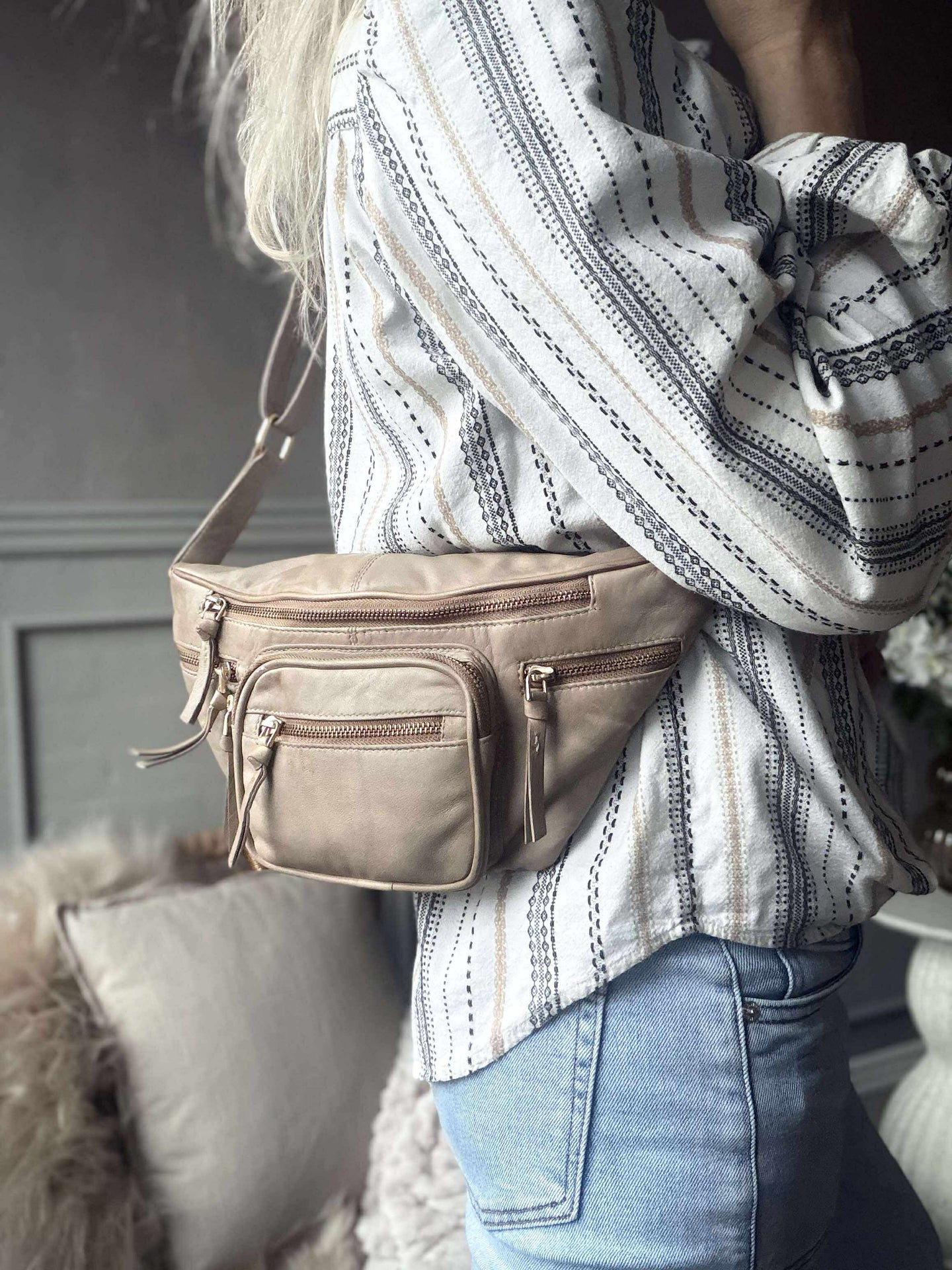 Bumbag – VINTAGE beige