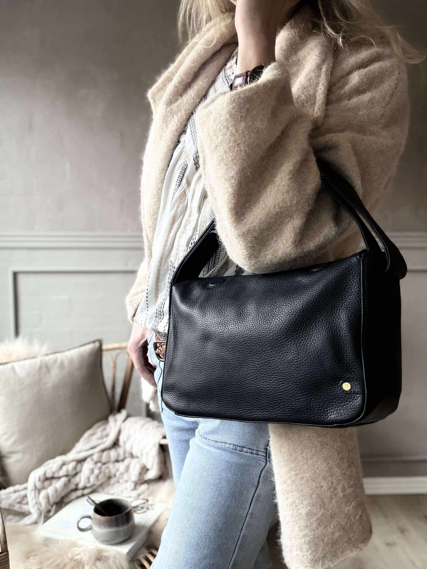 Axelväska Dalia - Svart