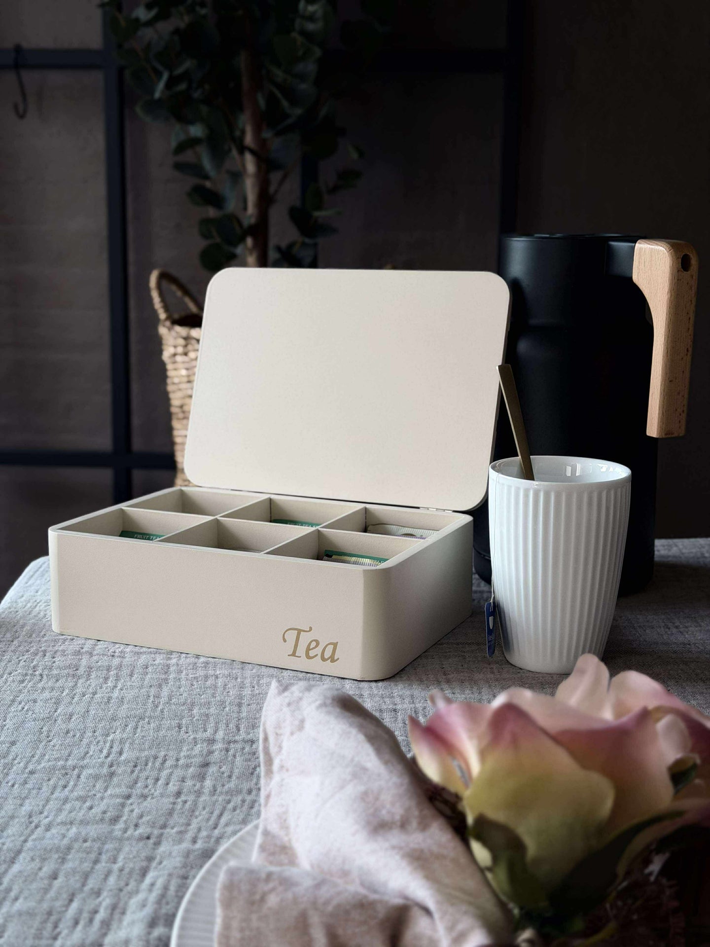 TE-korg - Crème eller Rosa