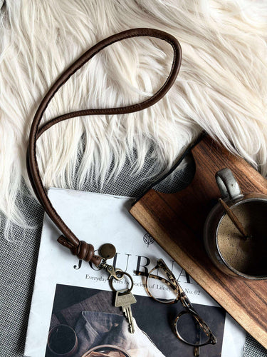 Nyckelband – Kastanj