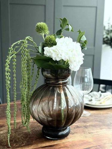 Bukett - Liten vit hortensia / Lime