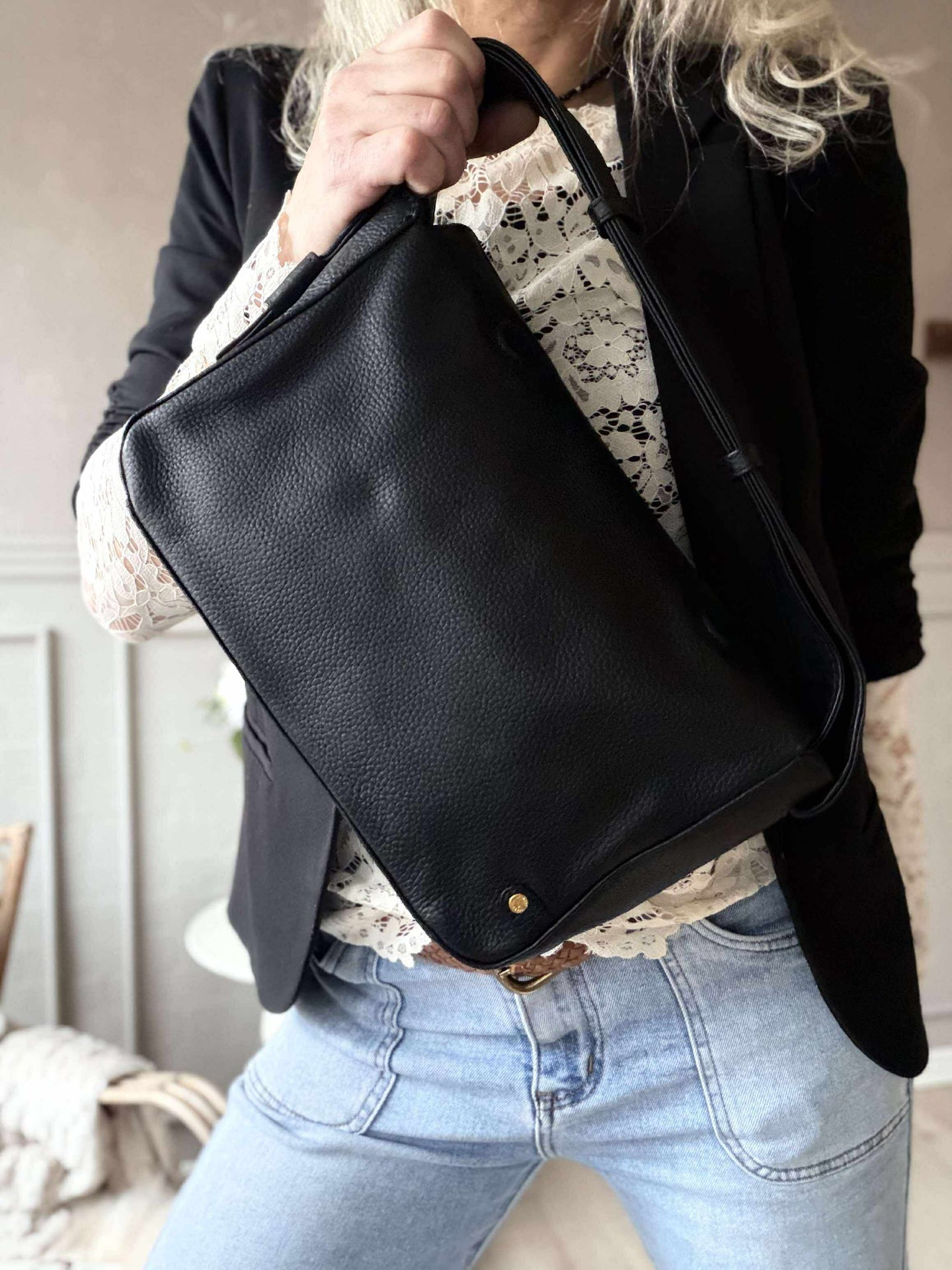 Axelväska Dalia - Svart