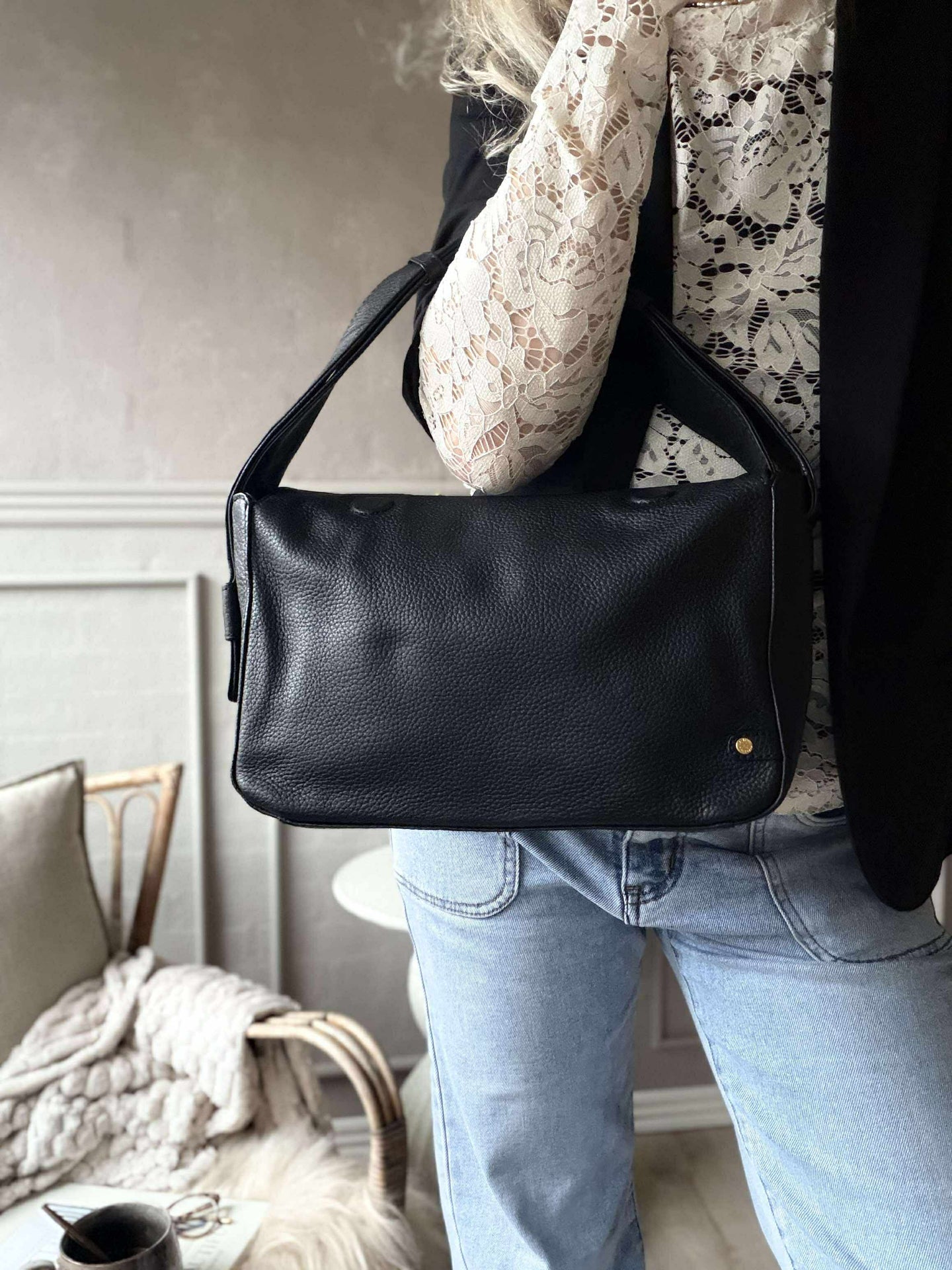 Axelväska Dalia - Svart