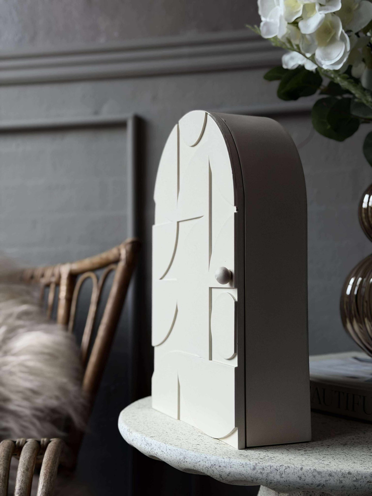 Nyckelskåp - Kräm eller rosa