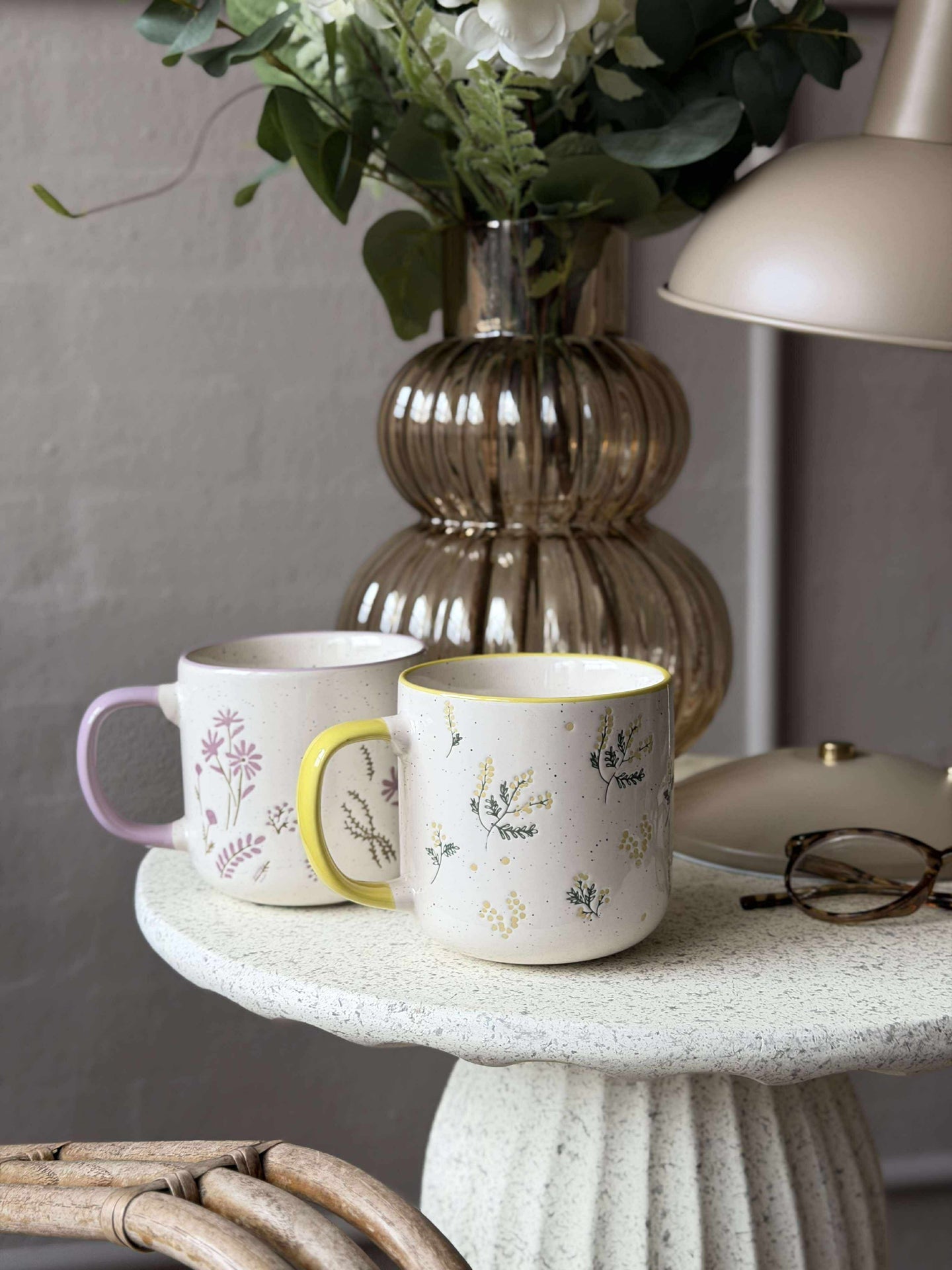 Mugg med blommor - MIX