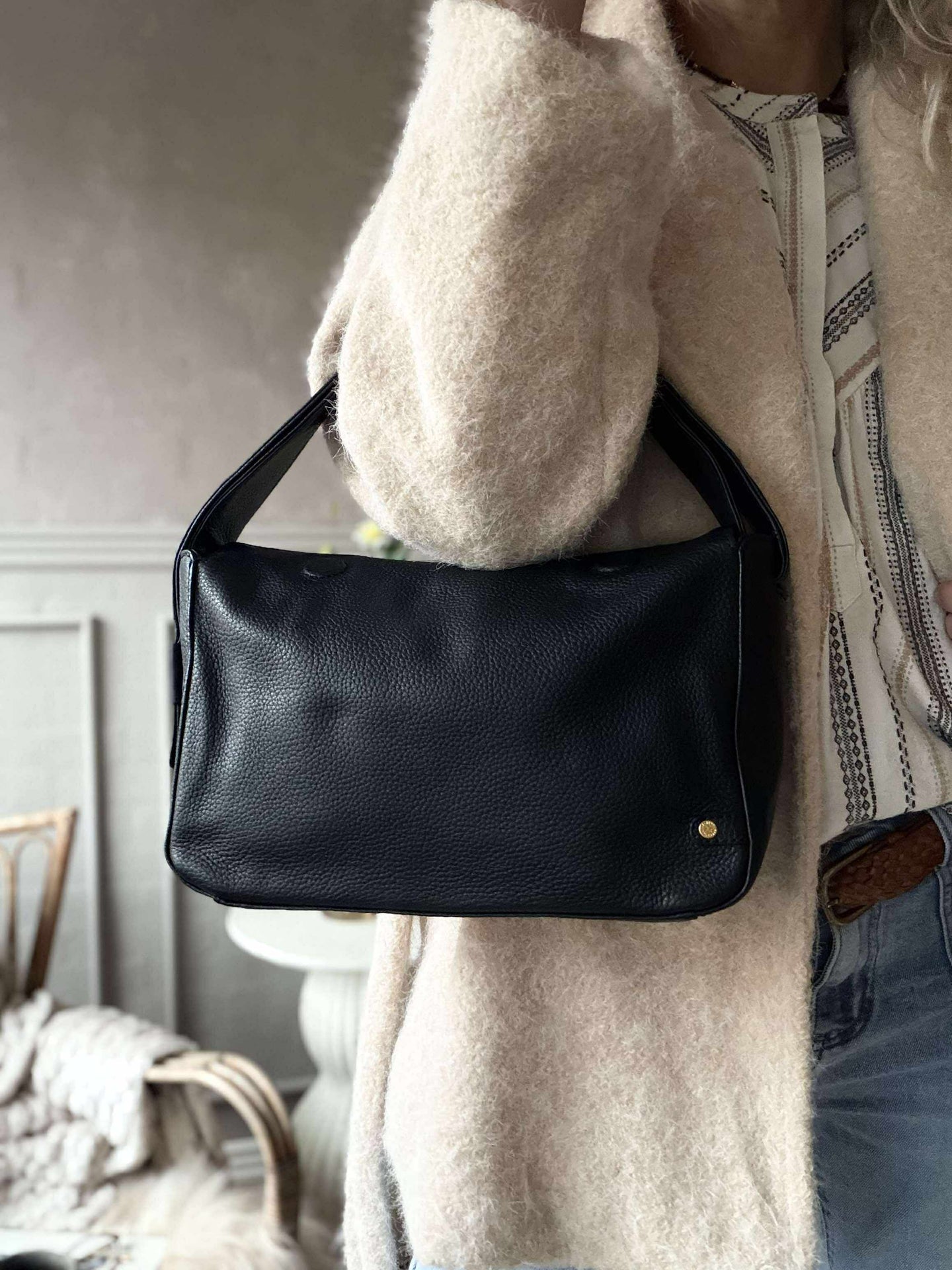 Axelväska Dalia - Svart