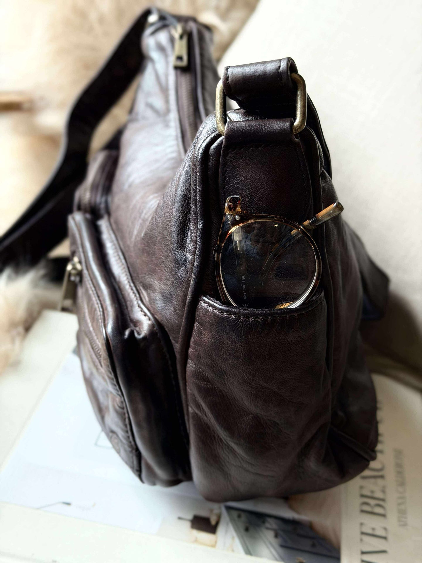 Axelväska Sienna - Winter brown