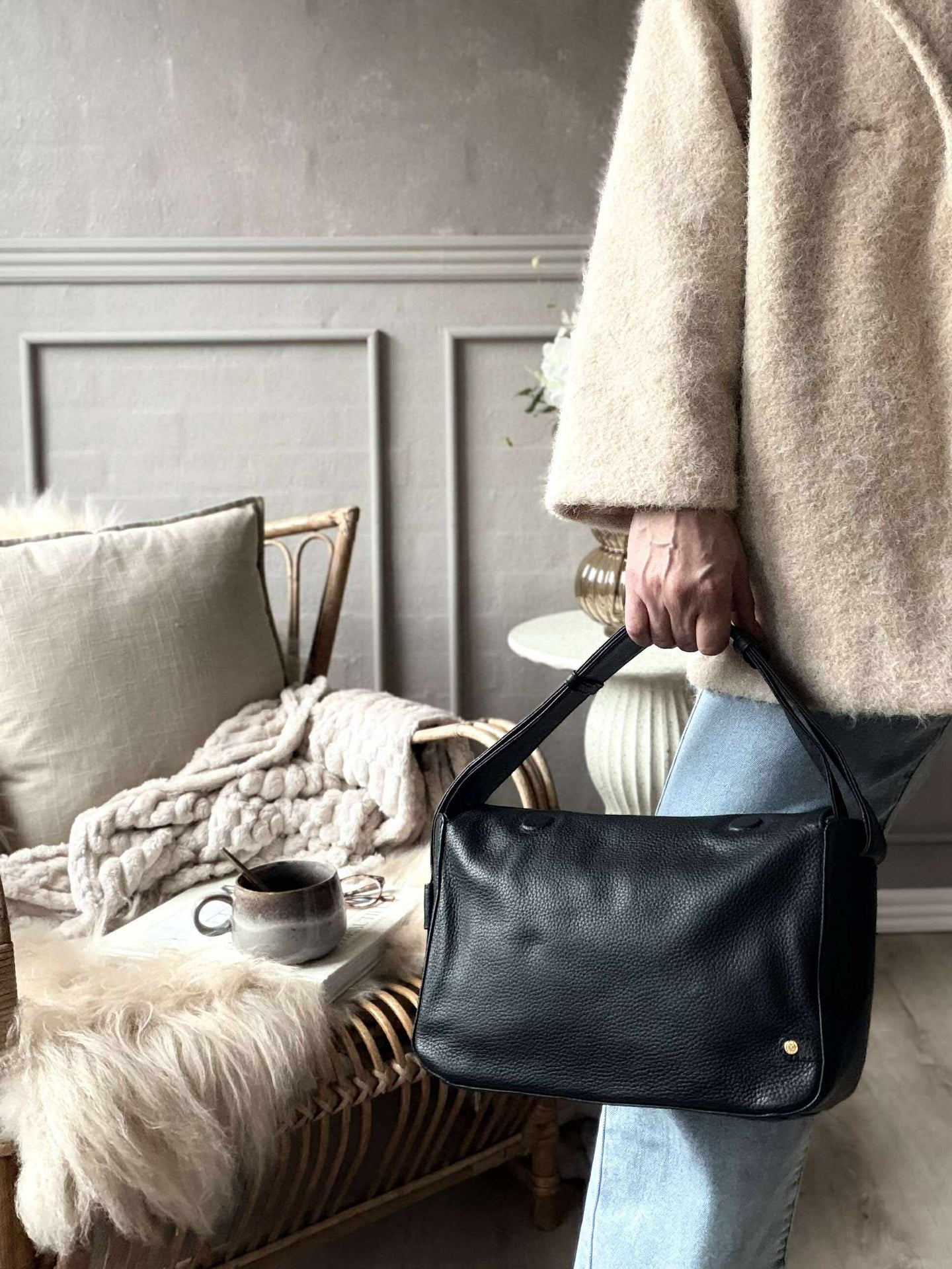 Axelväska Dalia - Svart