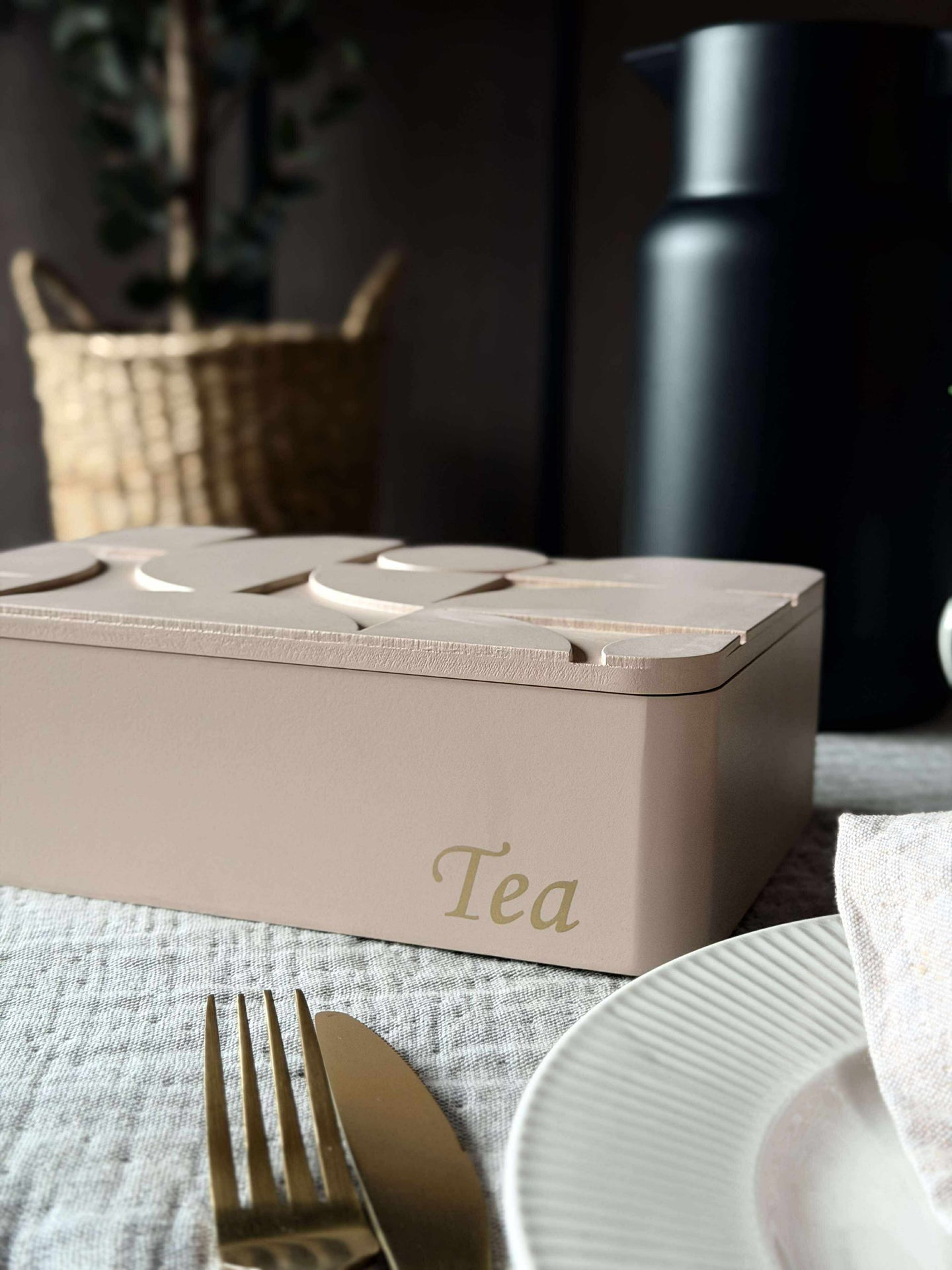 TE-korg - Crème eller Rosa