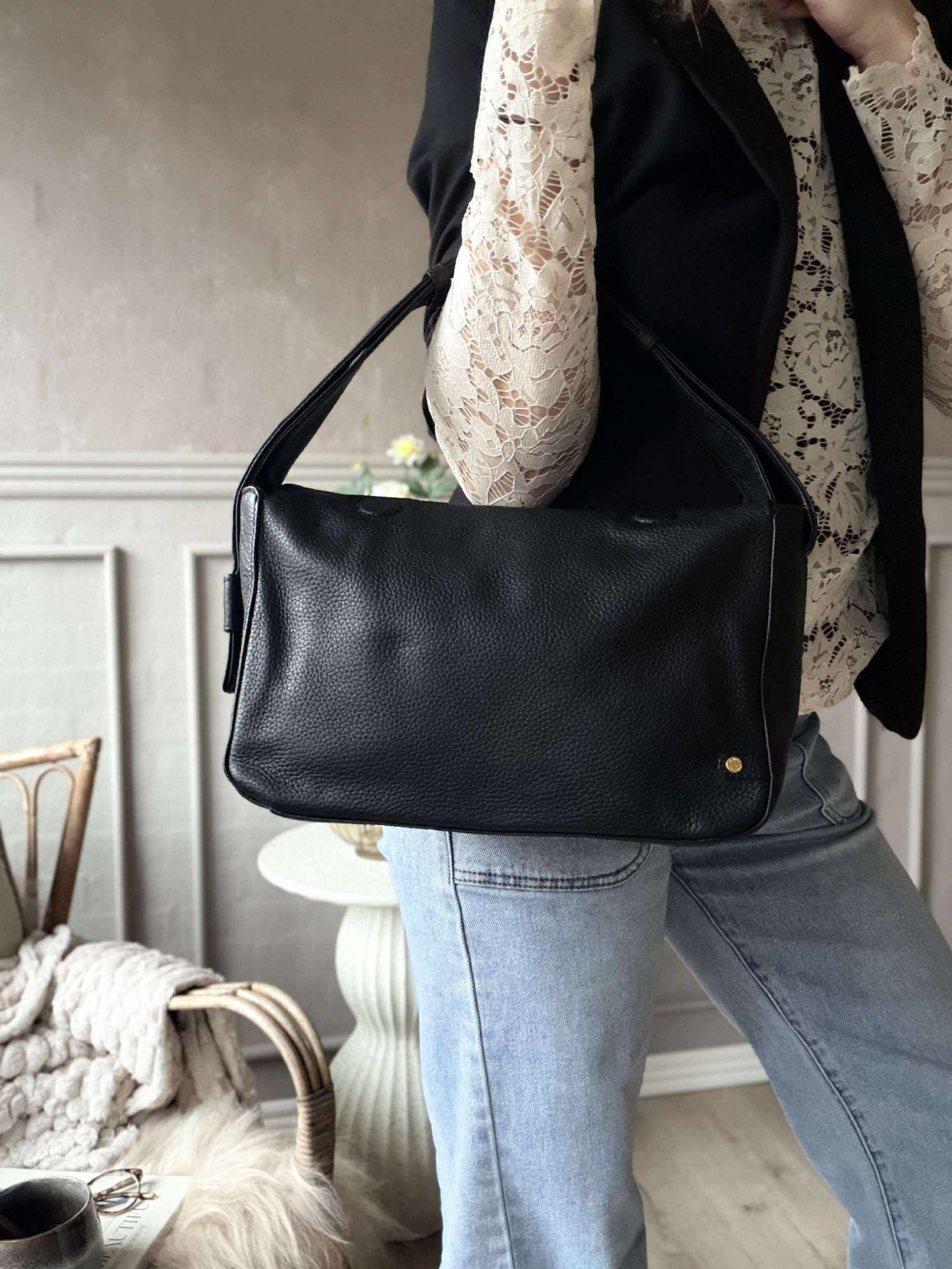 Axelväska Dalia - Svart