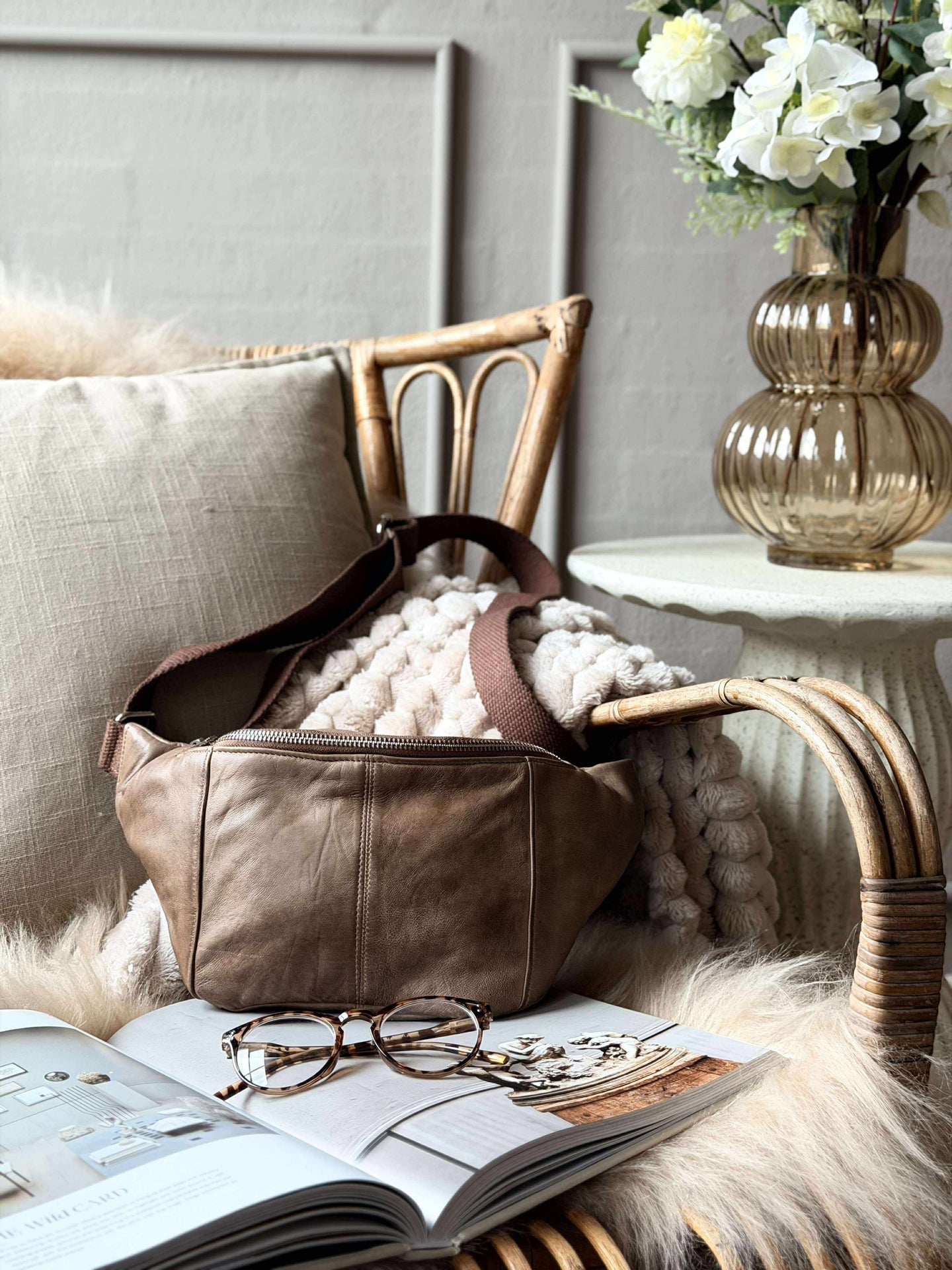 Bumbag JUNE - Nude Brown