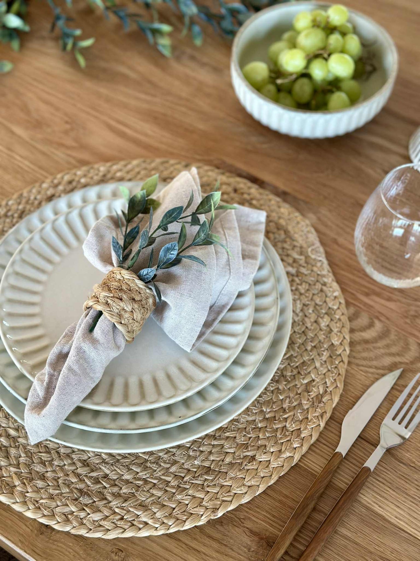 Tallrik VIGA Sand - Flera storlekar