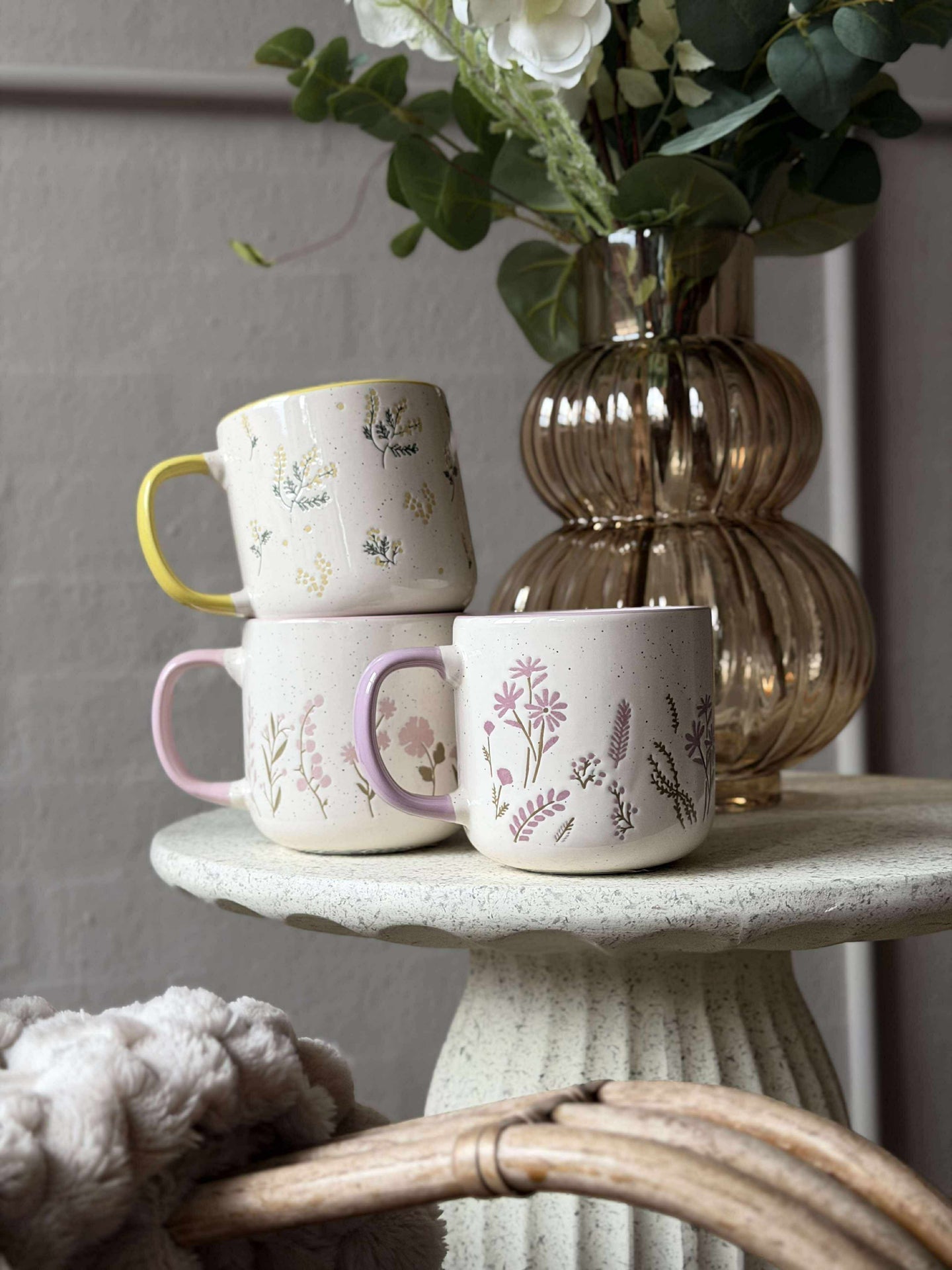 Mugg med blommor - MIX