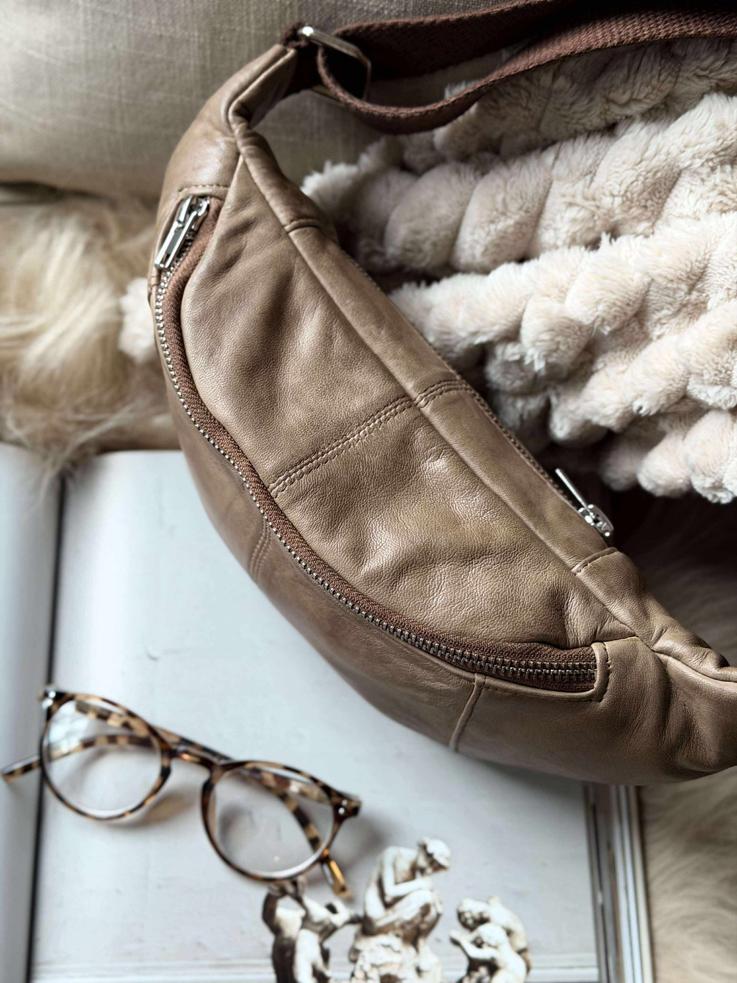 Bumbag JUNE - Nude Brown