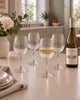 Vinglas Ribbade med guldkant - 4 st. 350 ml