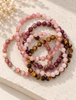 Armband Mollie – Natur / Rosa-mix
