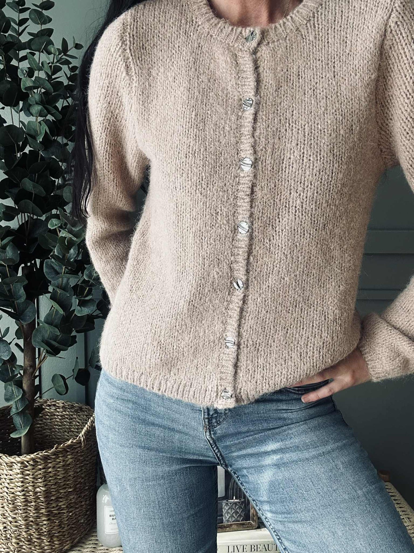 Cardigan Sofia - Dusty rose