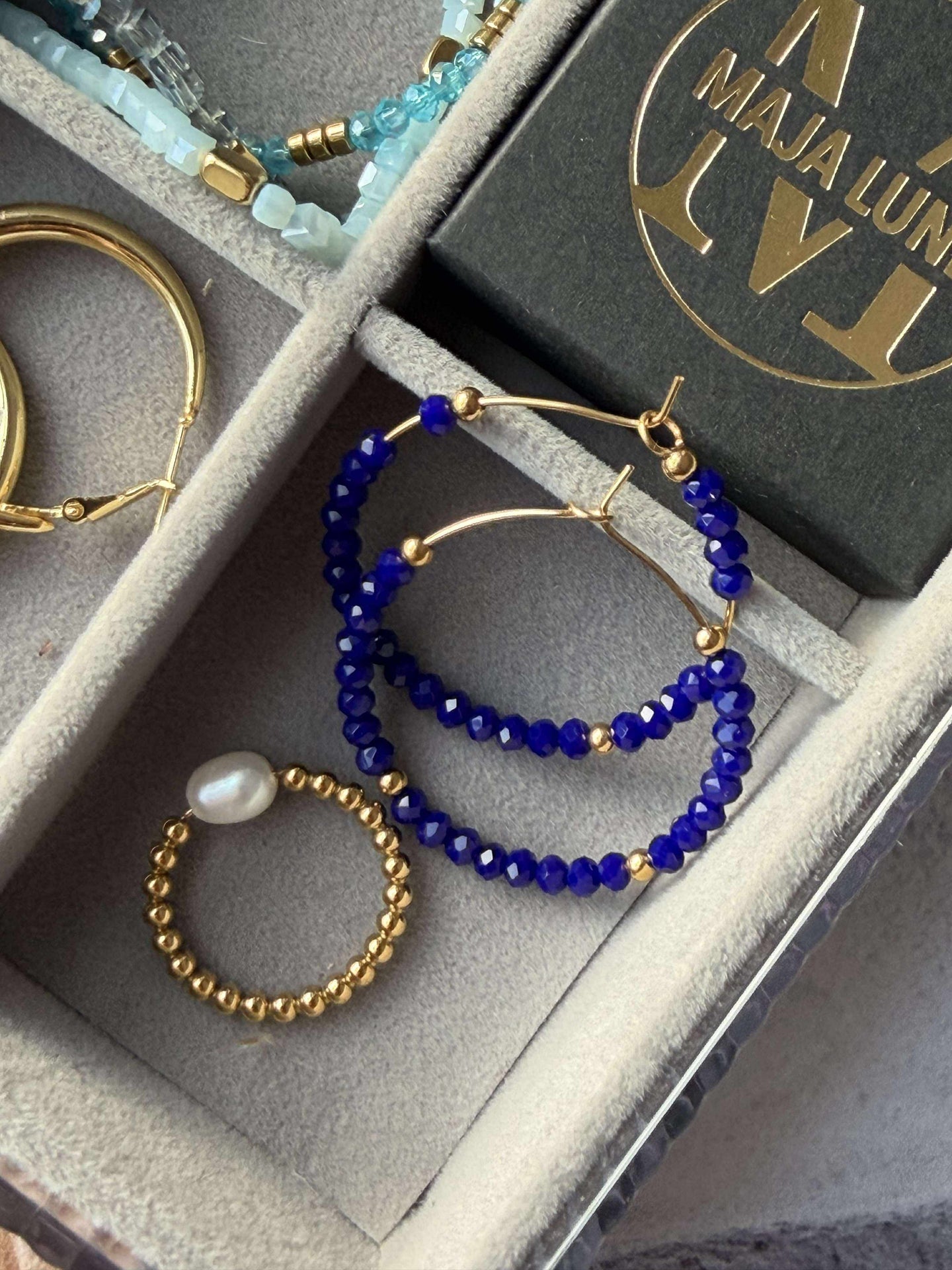 Örhängen Merle – Royal Blue