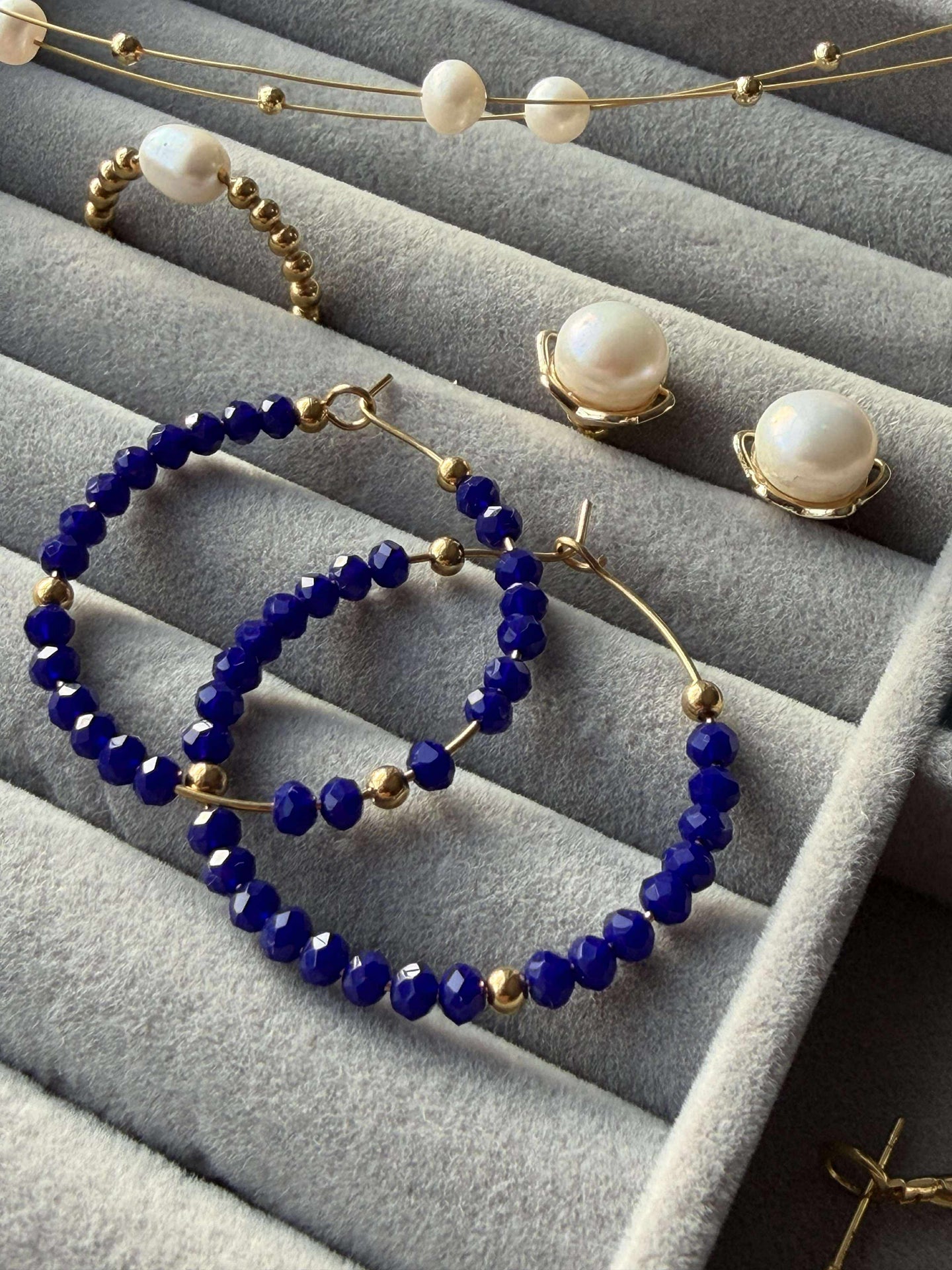 Örhängen Merle – Royal Blue