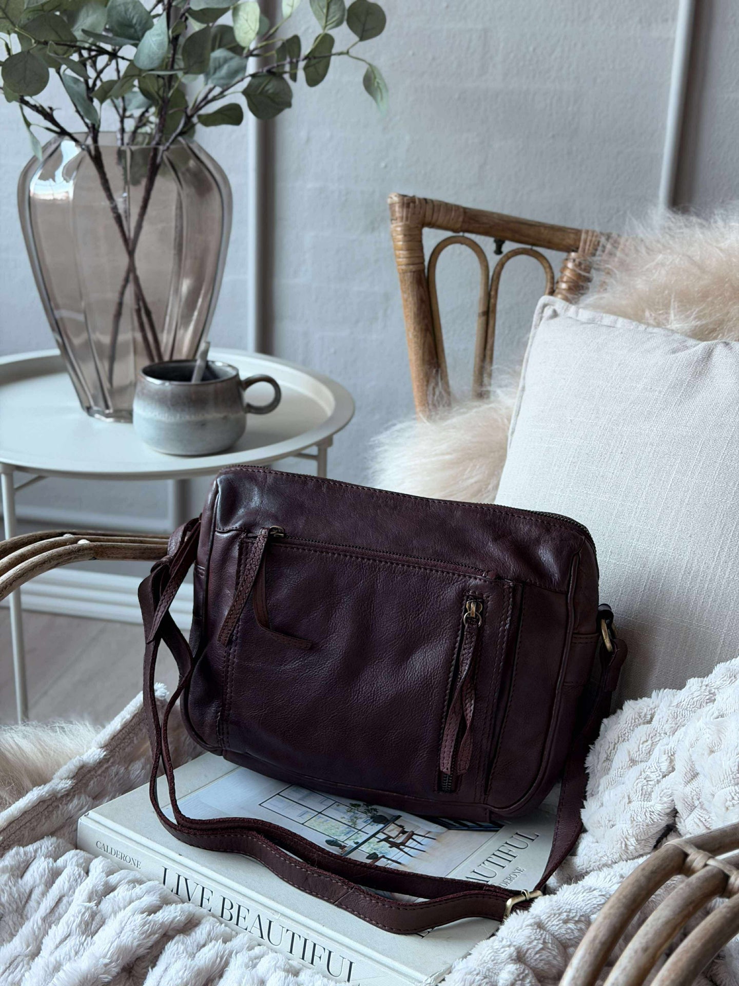 Crossbody Raw Boheme Big – Brown