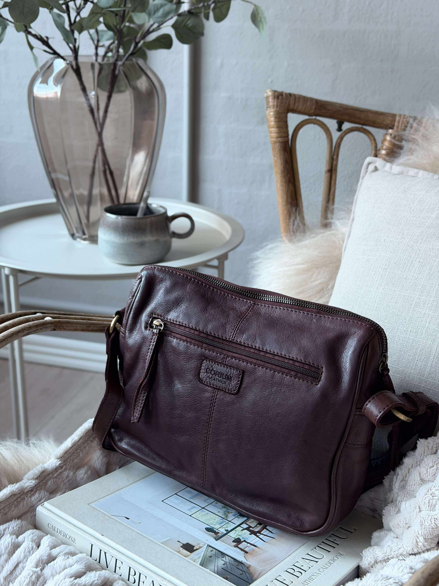 Crossbody Raw Boheme Big – Brown