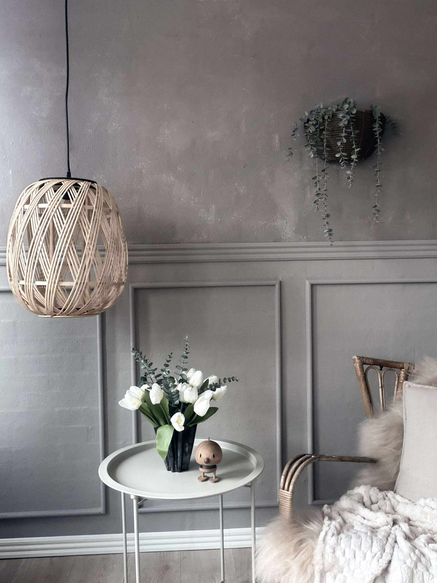 Lampa Rattan - Dia 35 cm