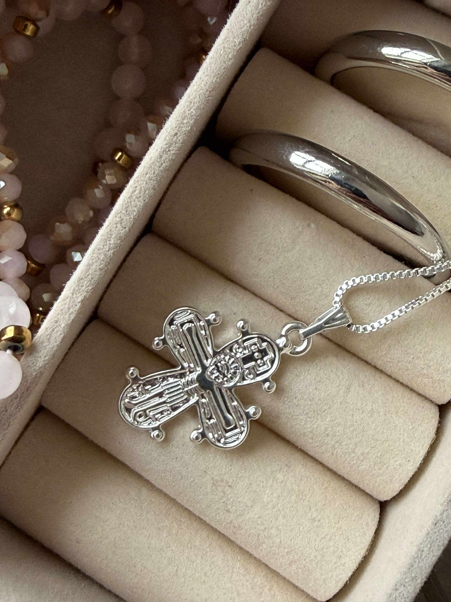 DAGMAR halsband silverpläterat