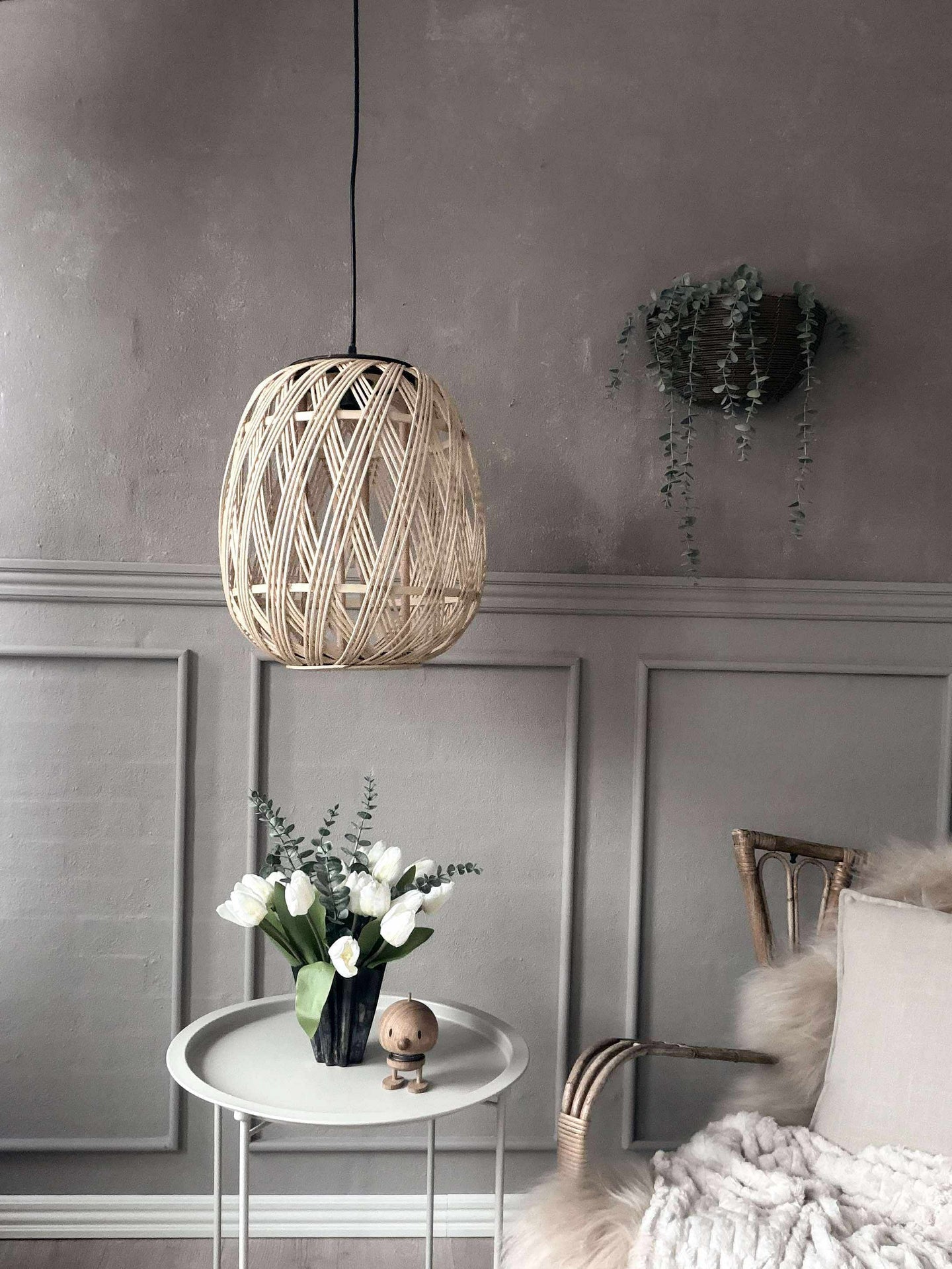 Lampa Rattan - Dia 35 cm