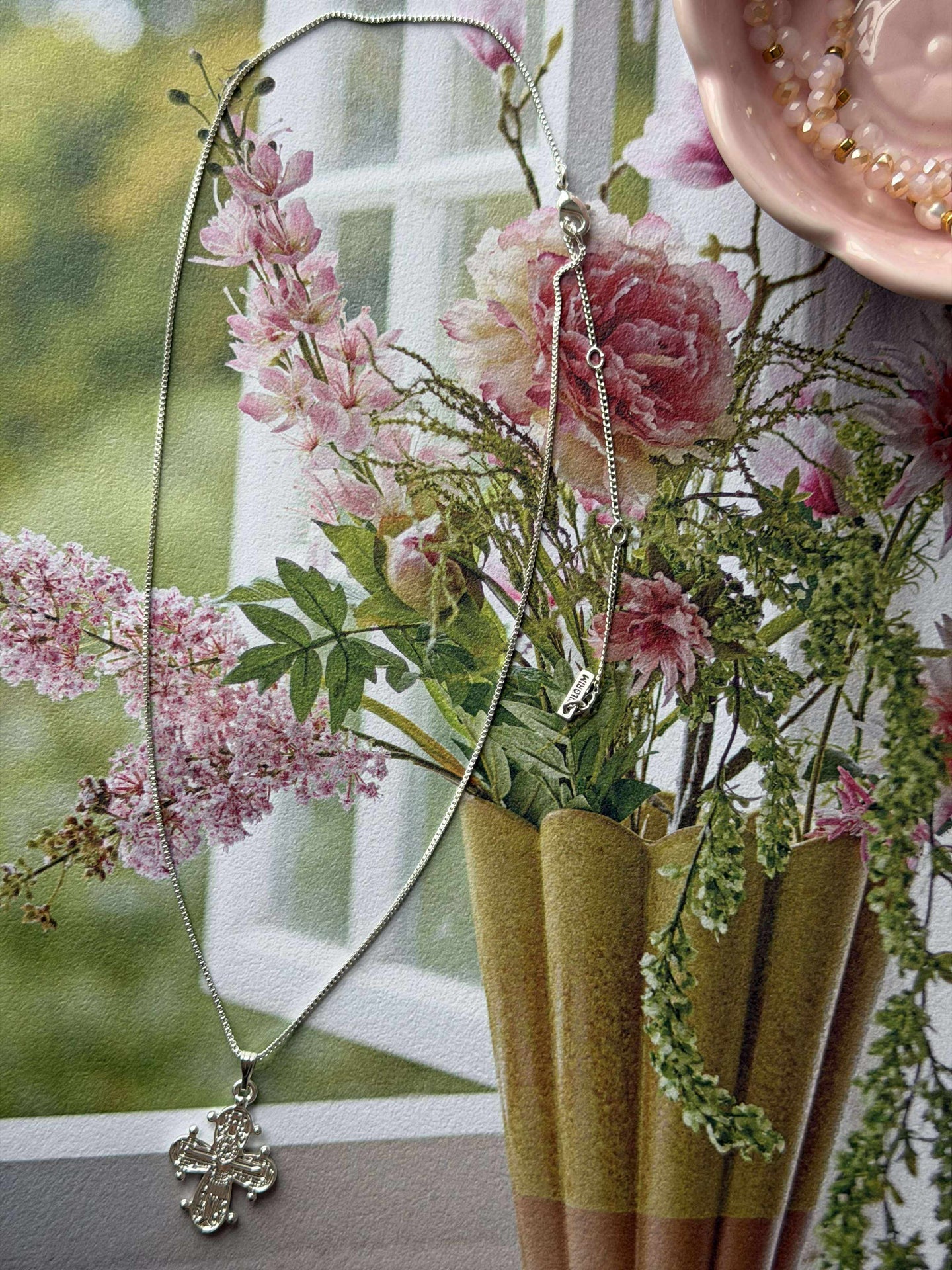 DAGMAR halsband silverpläterat