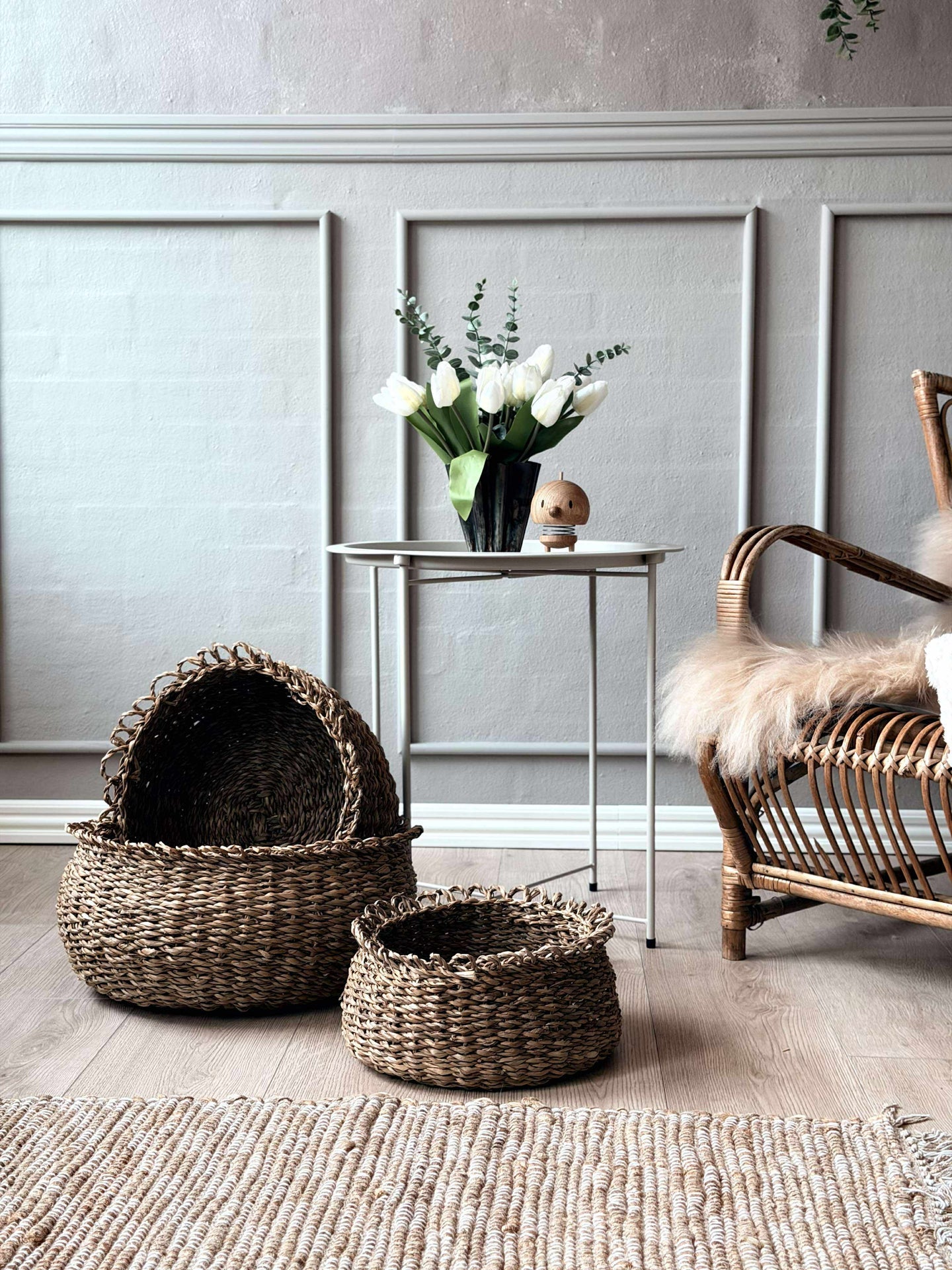 Korg Ida låg - Set 3 st