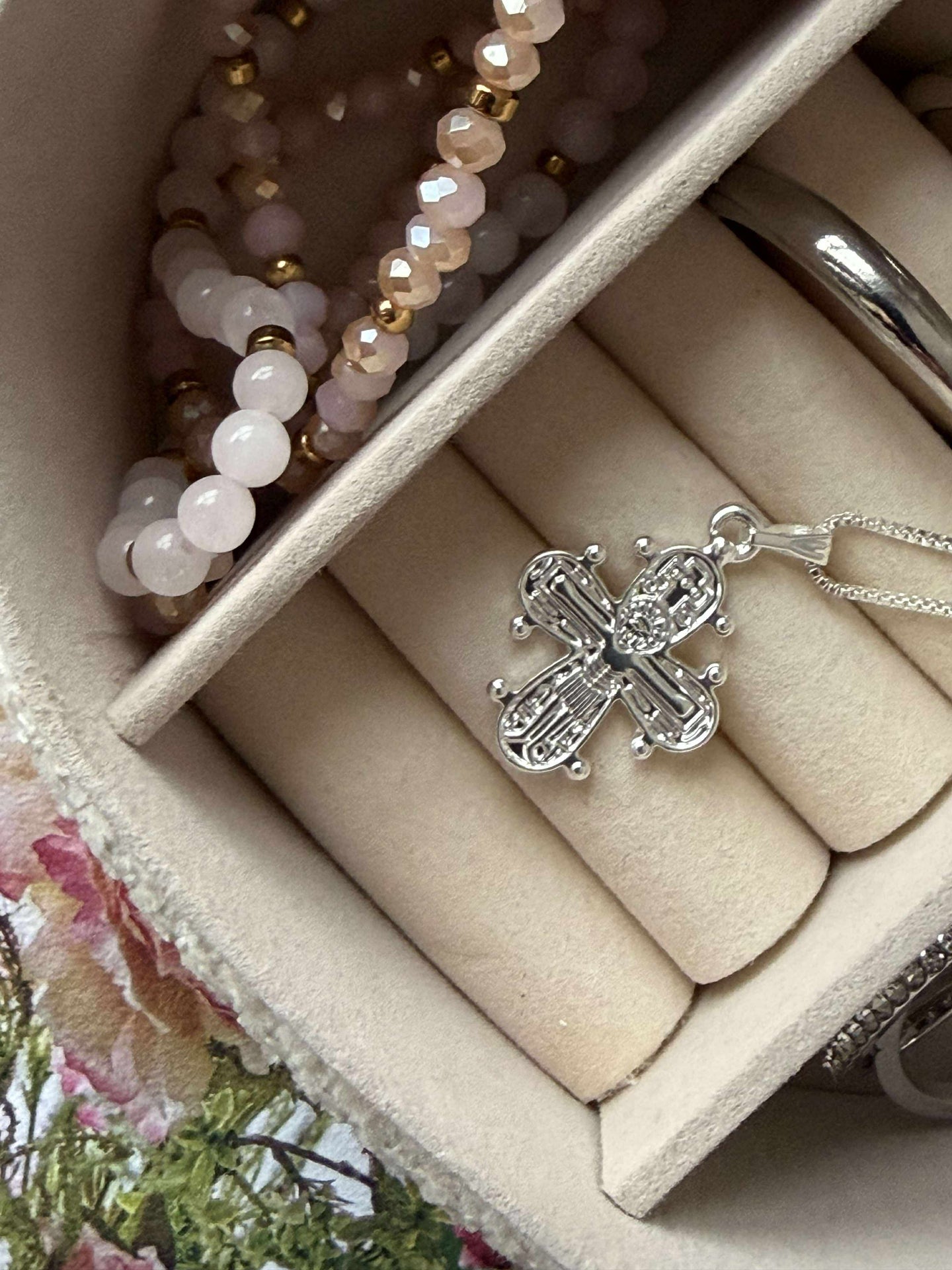 DAGMAR halsband silverpläterat