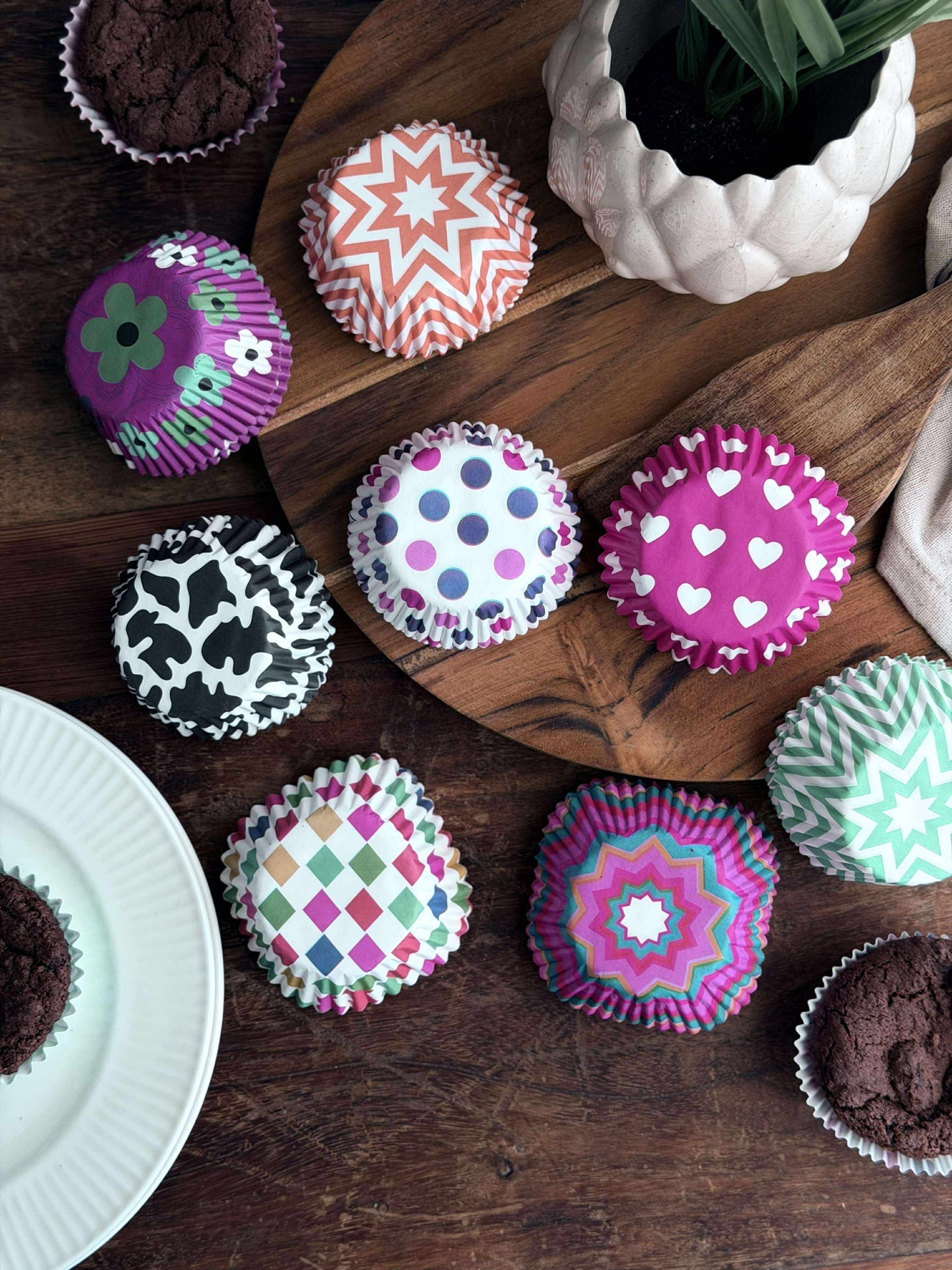 Muffinsformar 60 st - Color mix