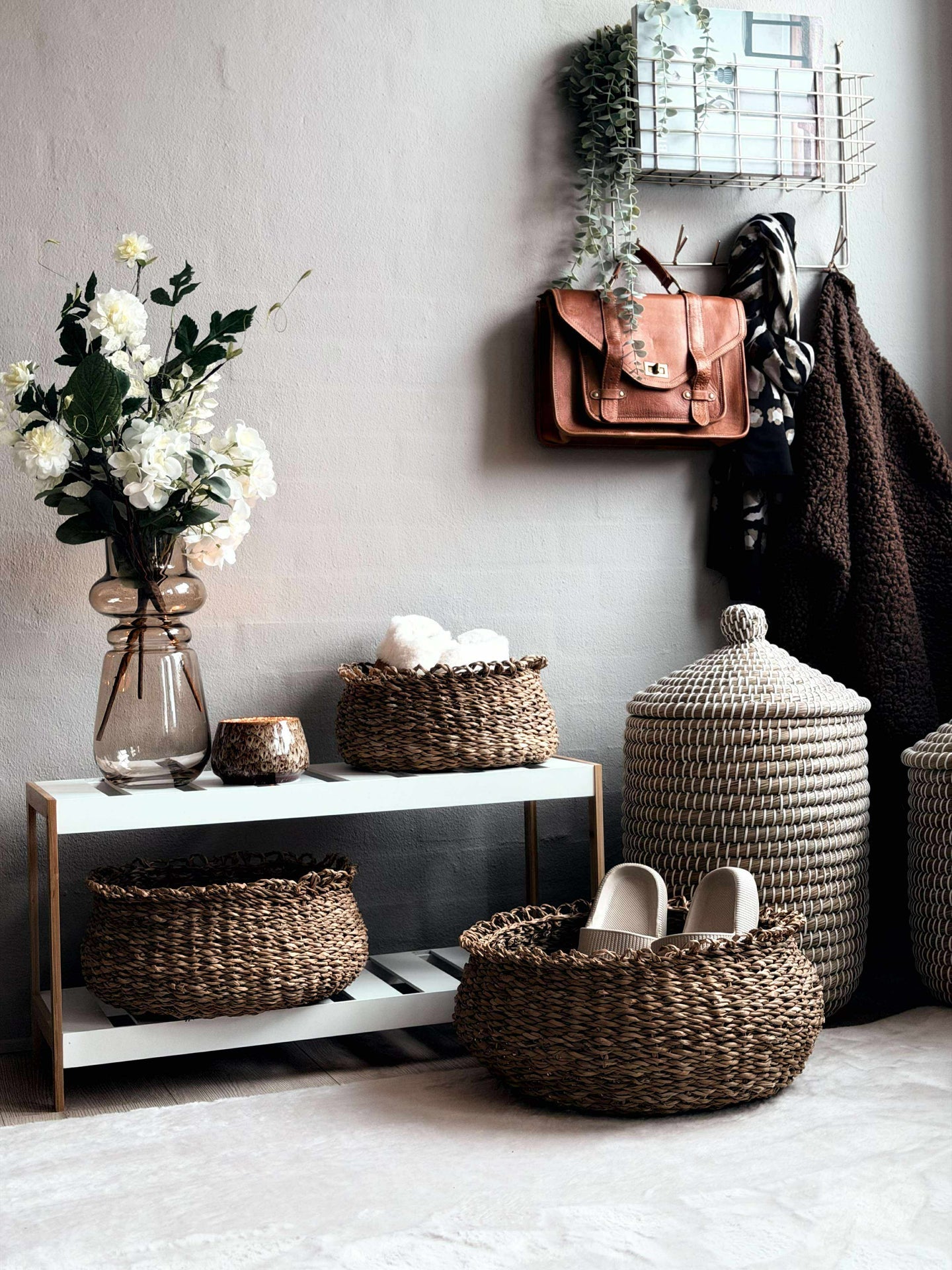 Korg Ida låg - Set 3 st