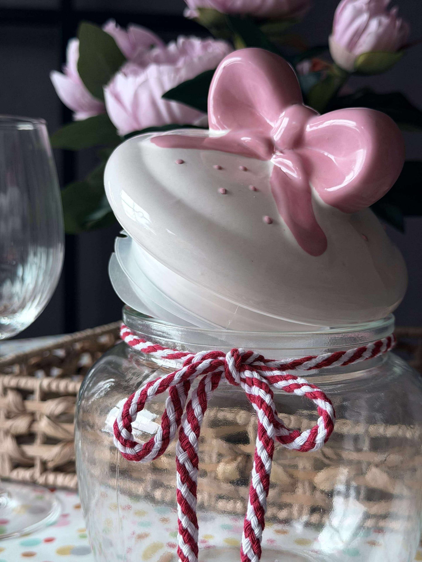 Förvaringsglas med rosettlock - 1200ml