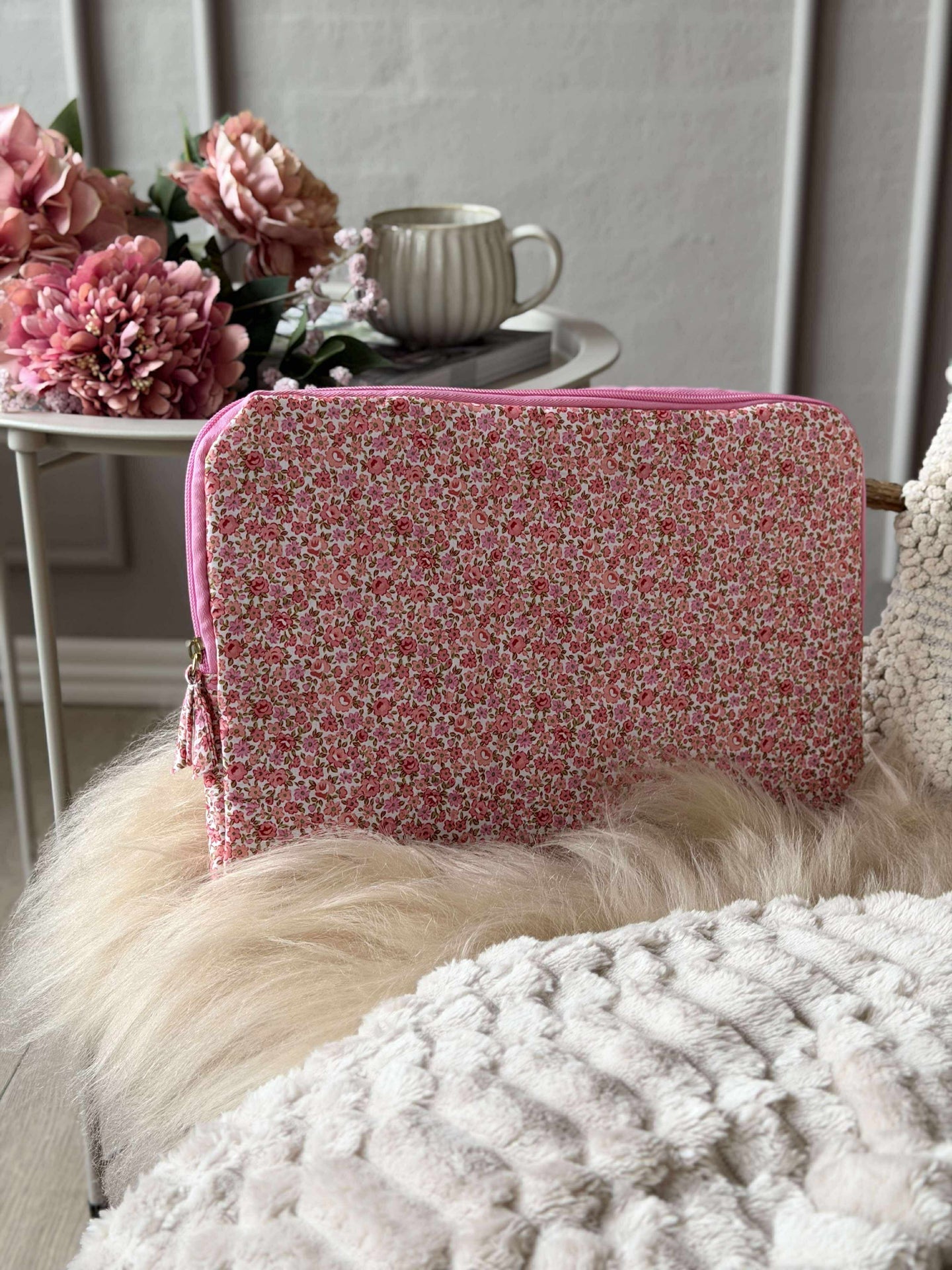 Sleeve till iPad/laptop - Rosa
