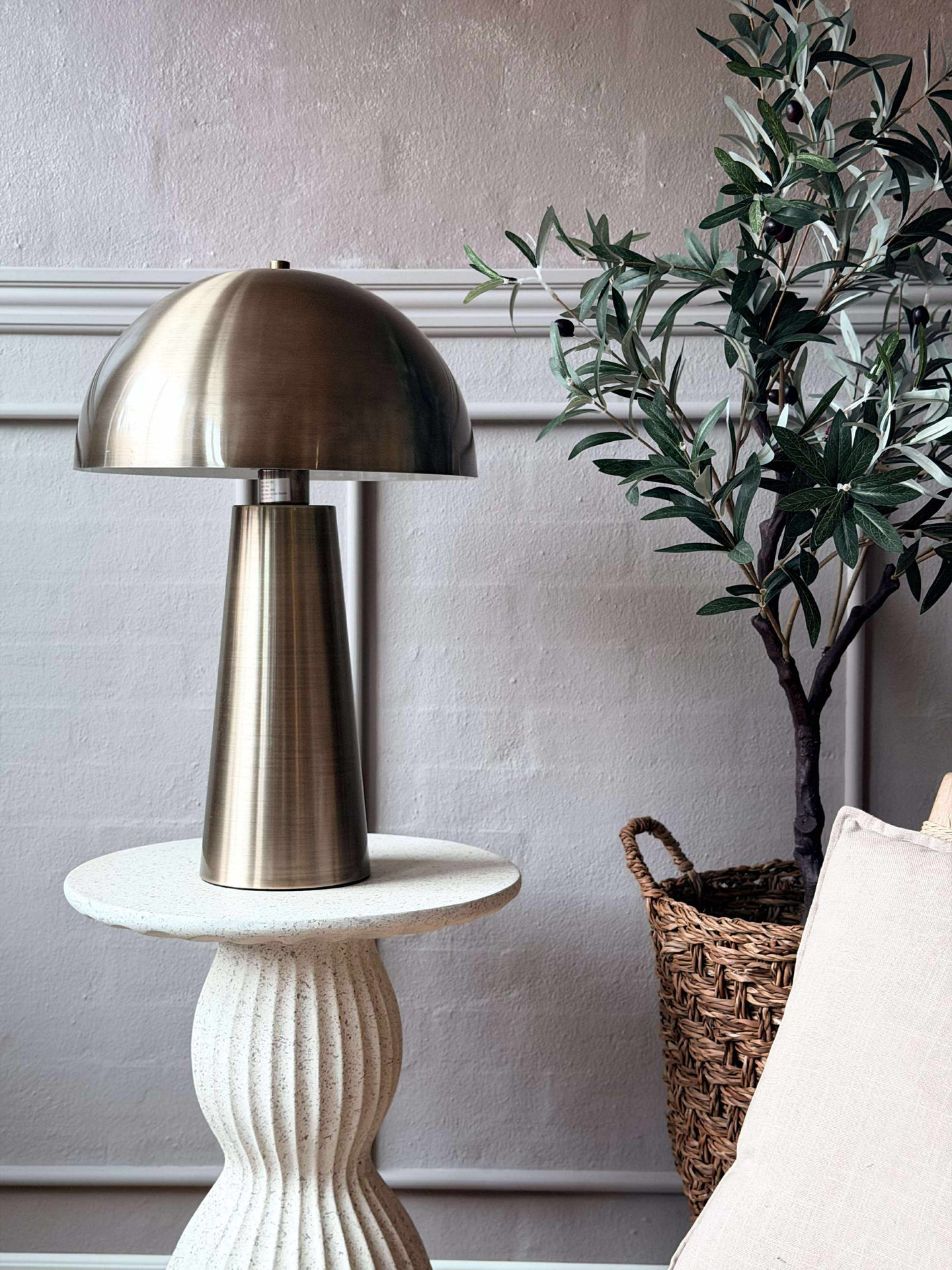 Stor bordslampa - Gold