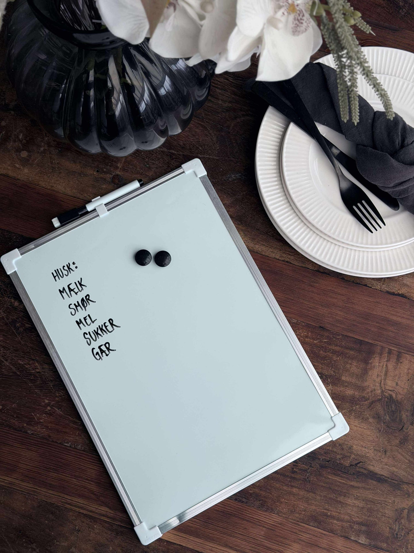 Magnetisk mini whiteboardtavla