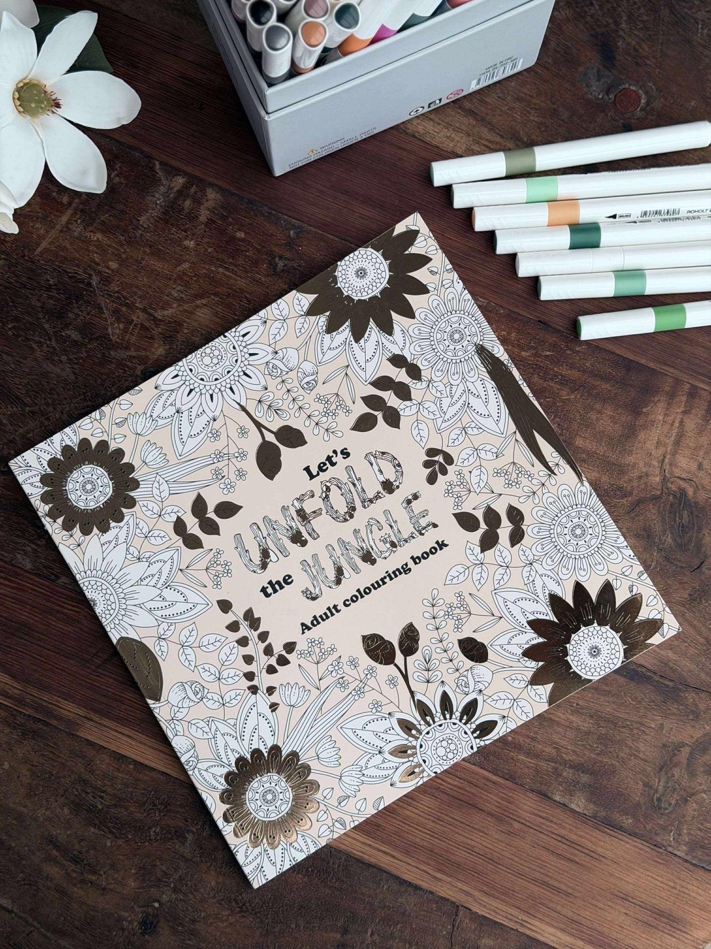 Målarbok för vuxna - Låt oss Utforska Djungeln MIX