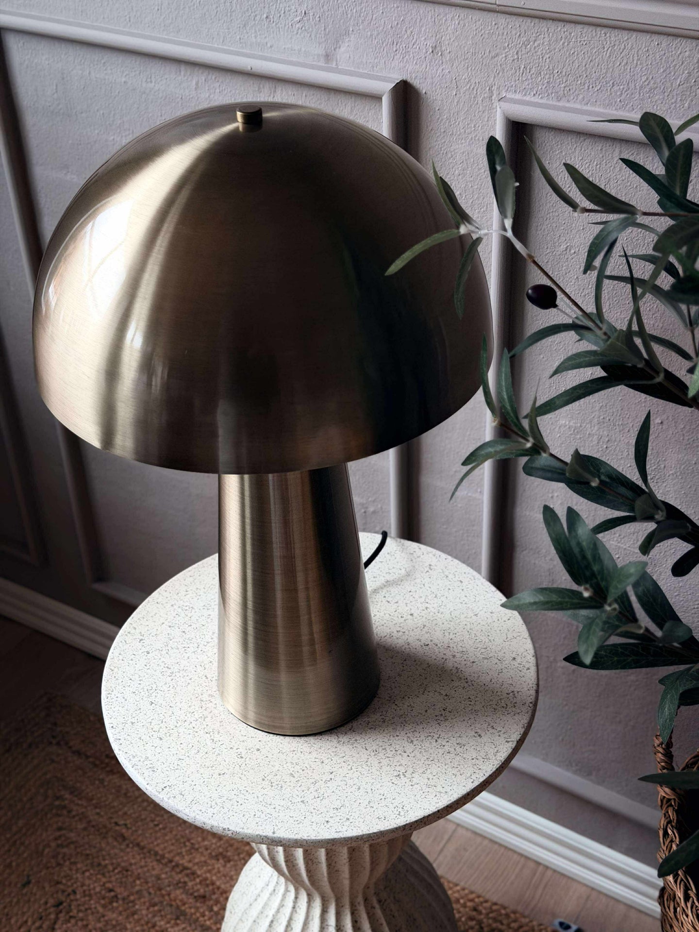 Stor bordslampa - Gold