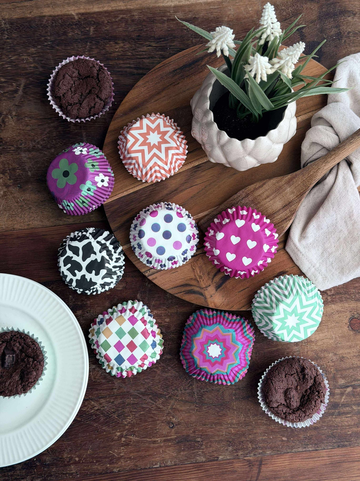 Muffinsformar 60 st - Color mix