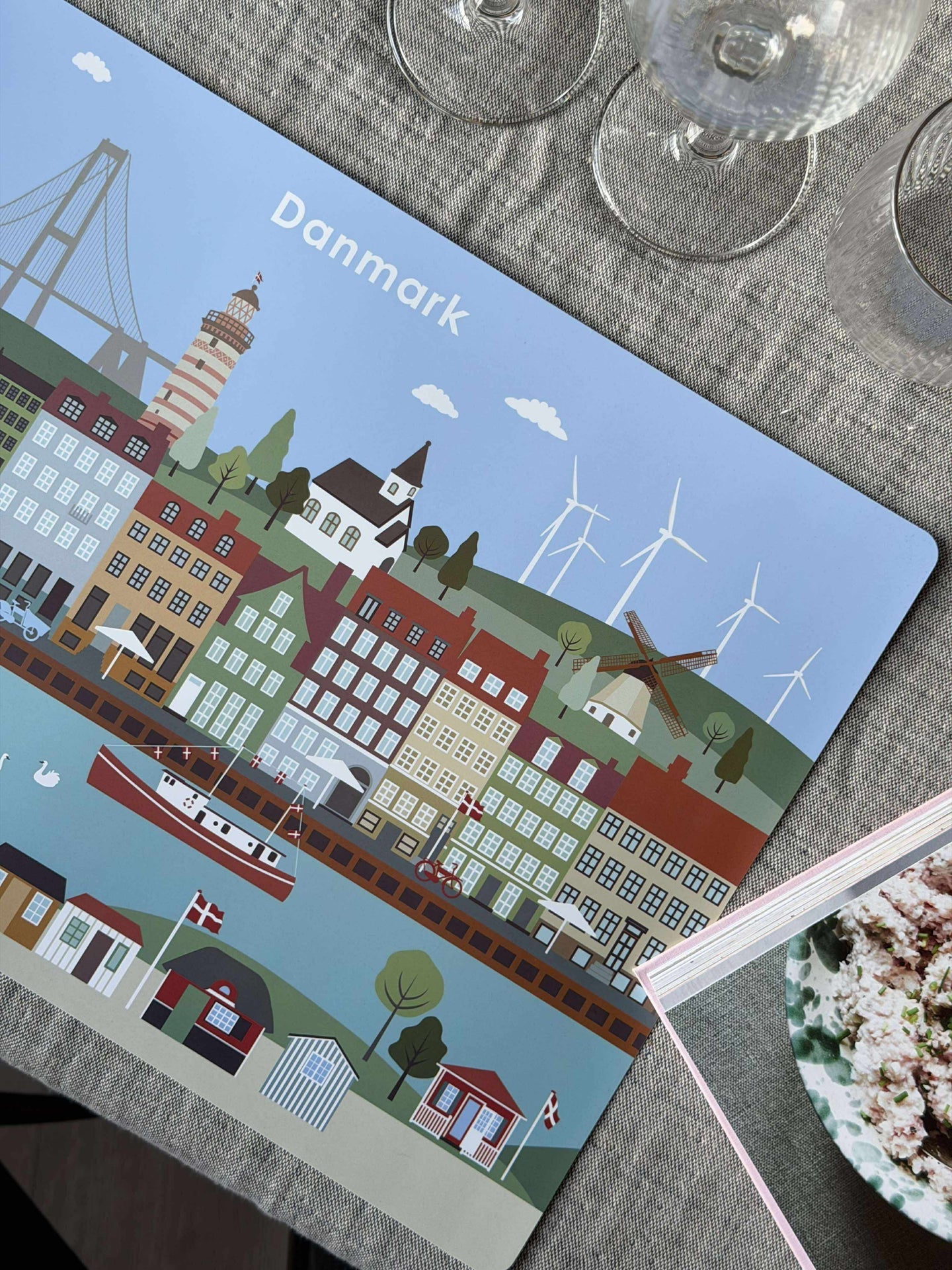 Bordstabletter 4 st. - Wonderful Denmark