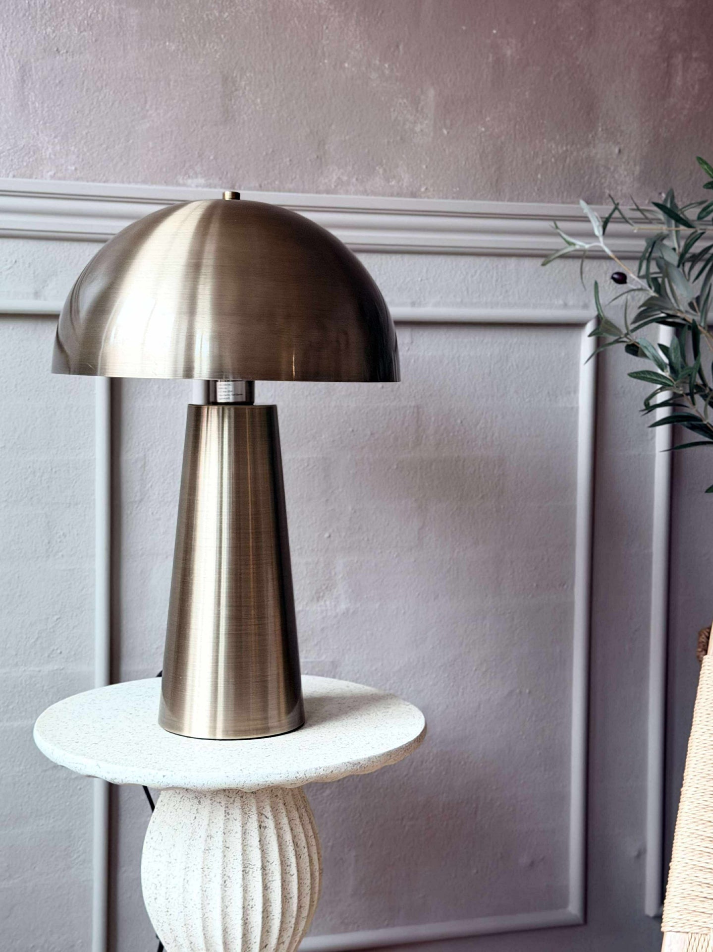 Stor bordslampa - Gold