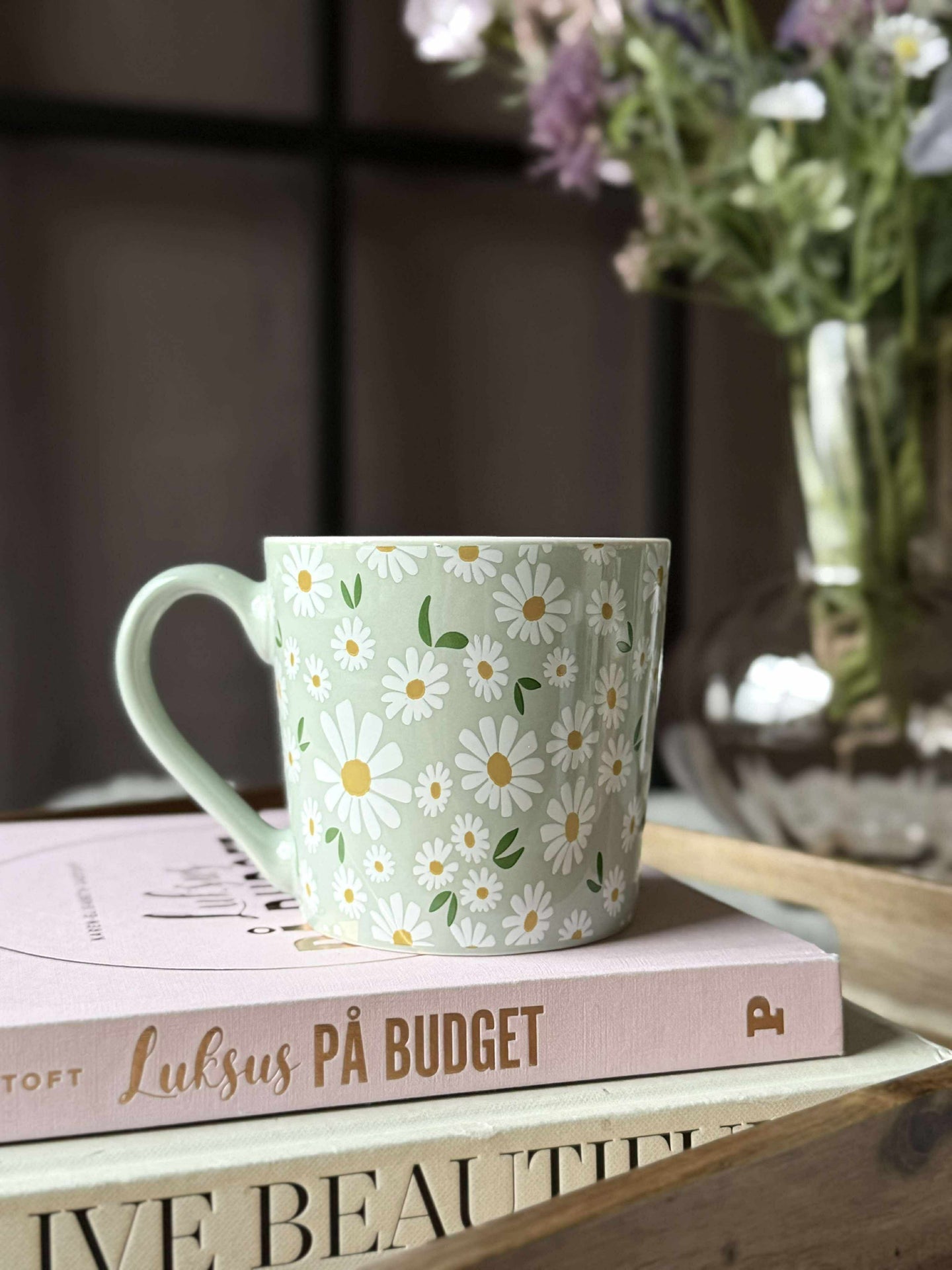 Mugg i fina färger - Flower