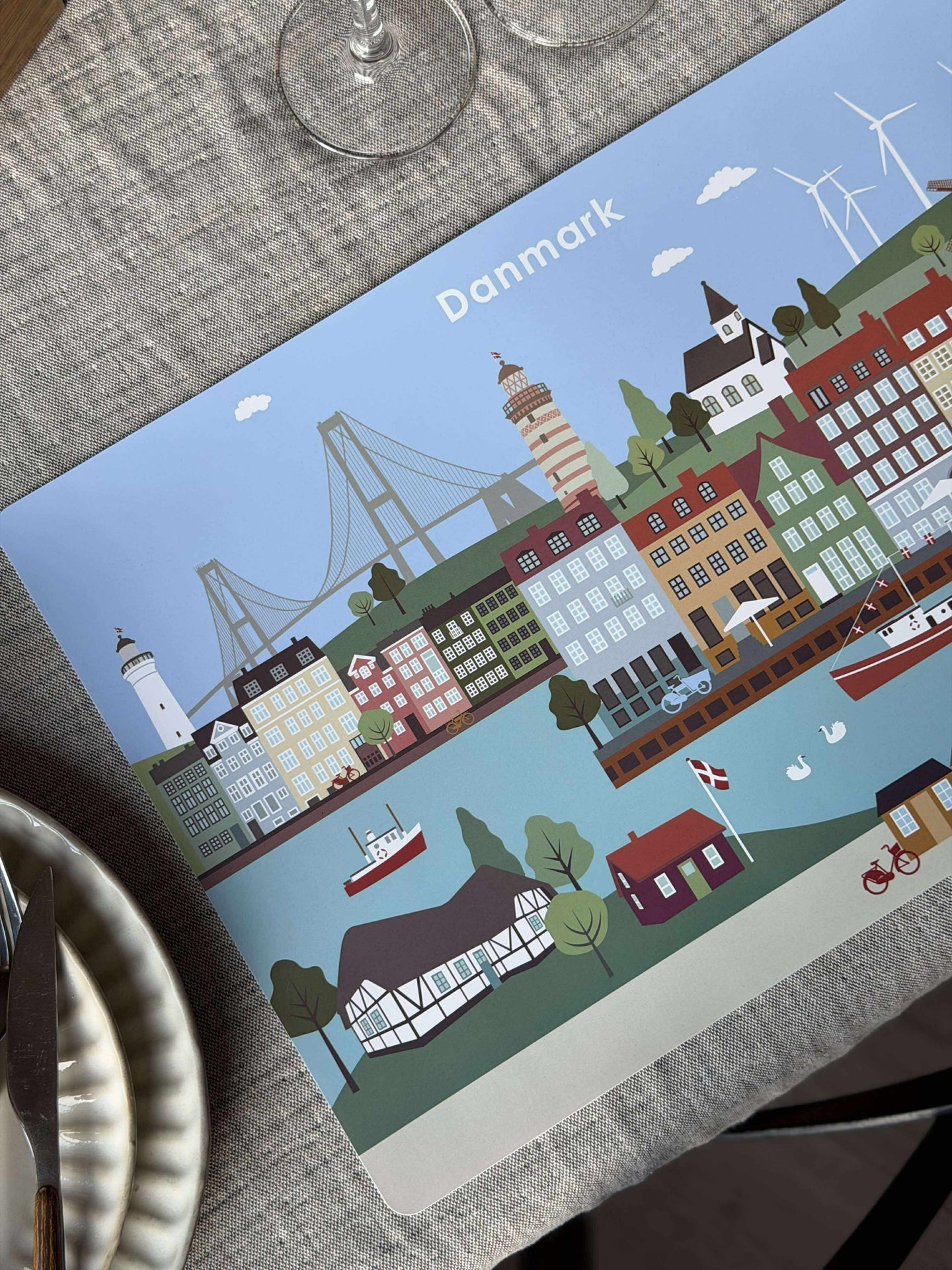 Bordstabletter 4 st. - Wonderful Denmark