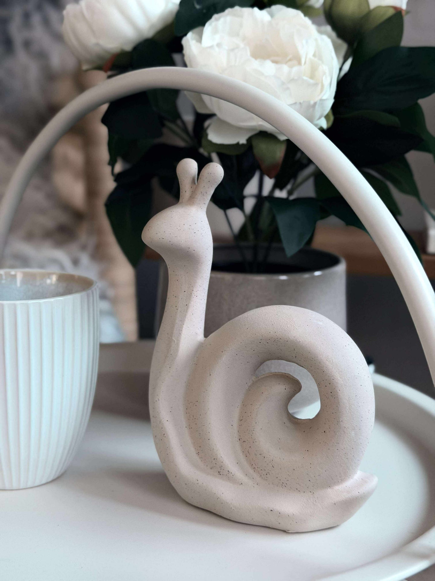 Deco snigel - Vit eller beige