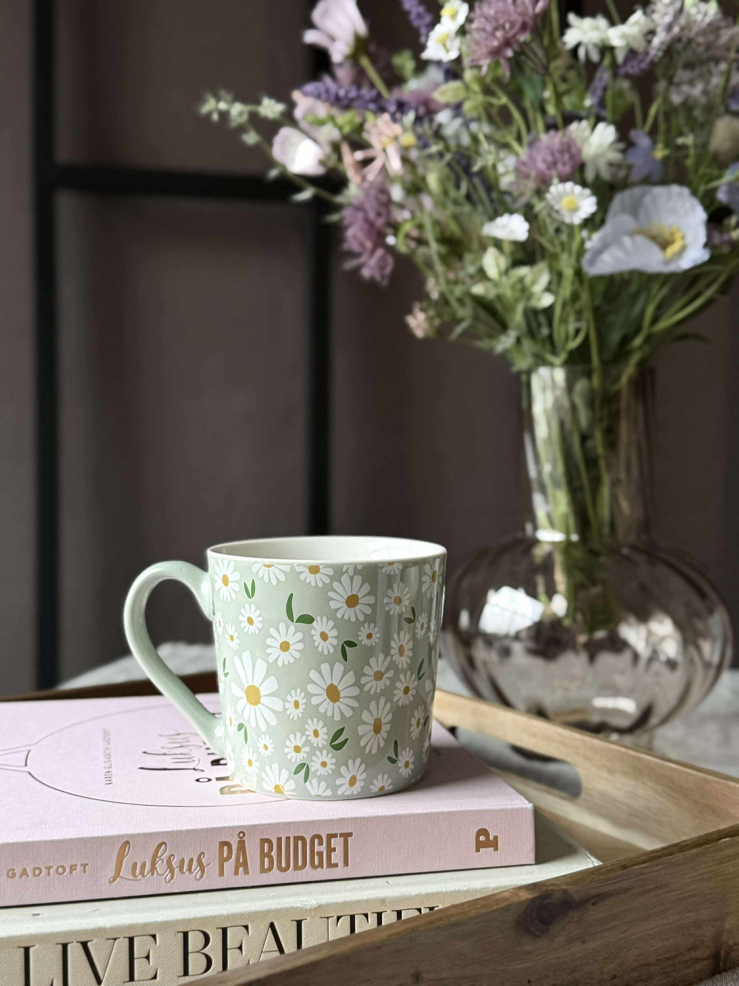 Mugg i fina färger - Flower