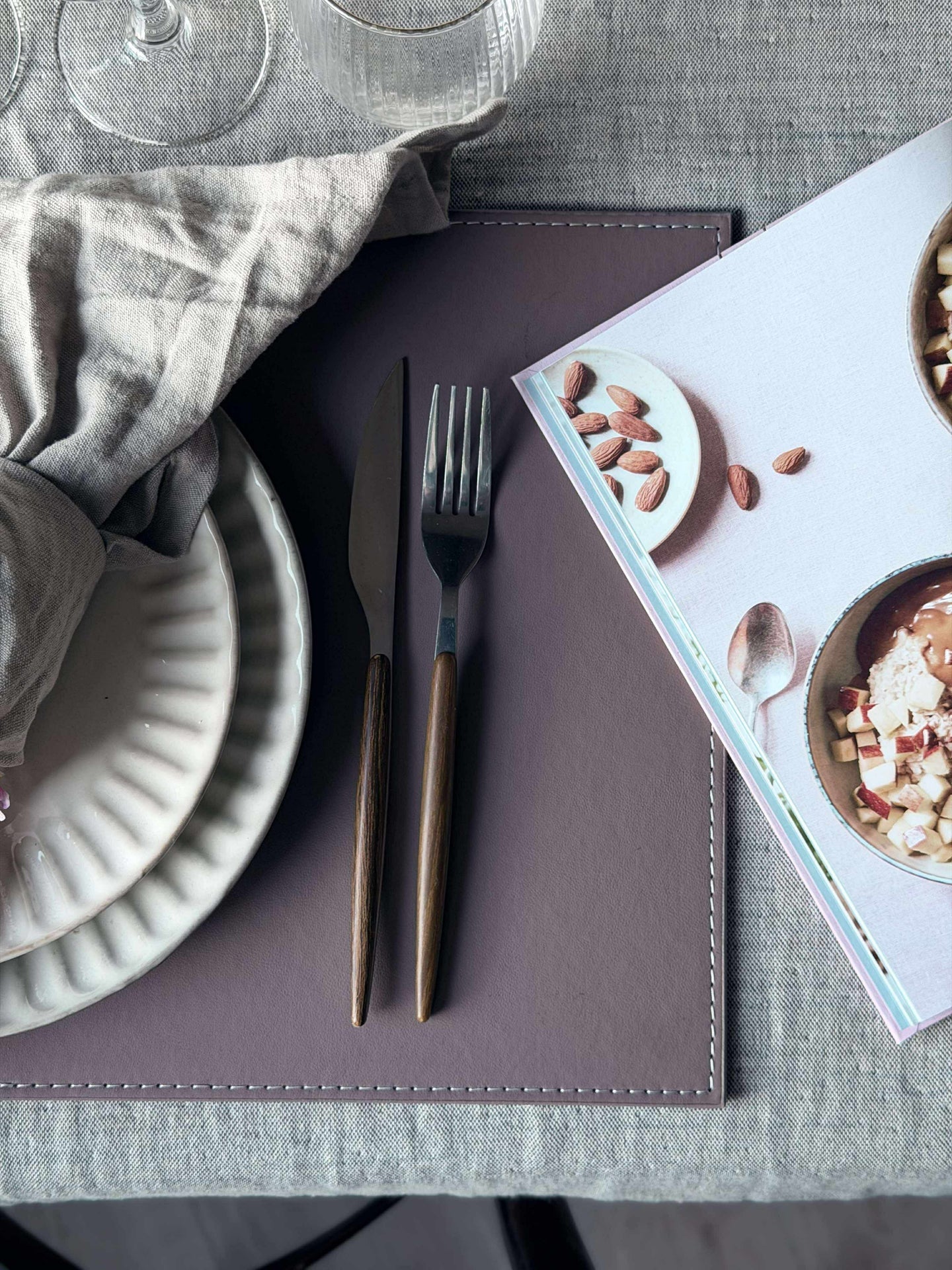 Bordstablett Old rose