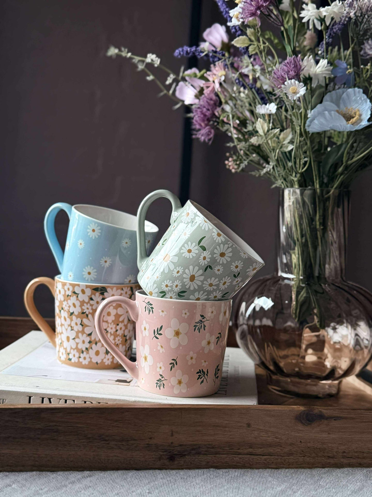 Mugg i fina färger - Flower