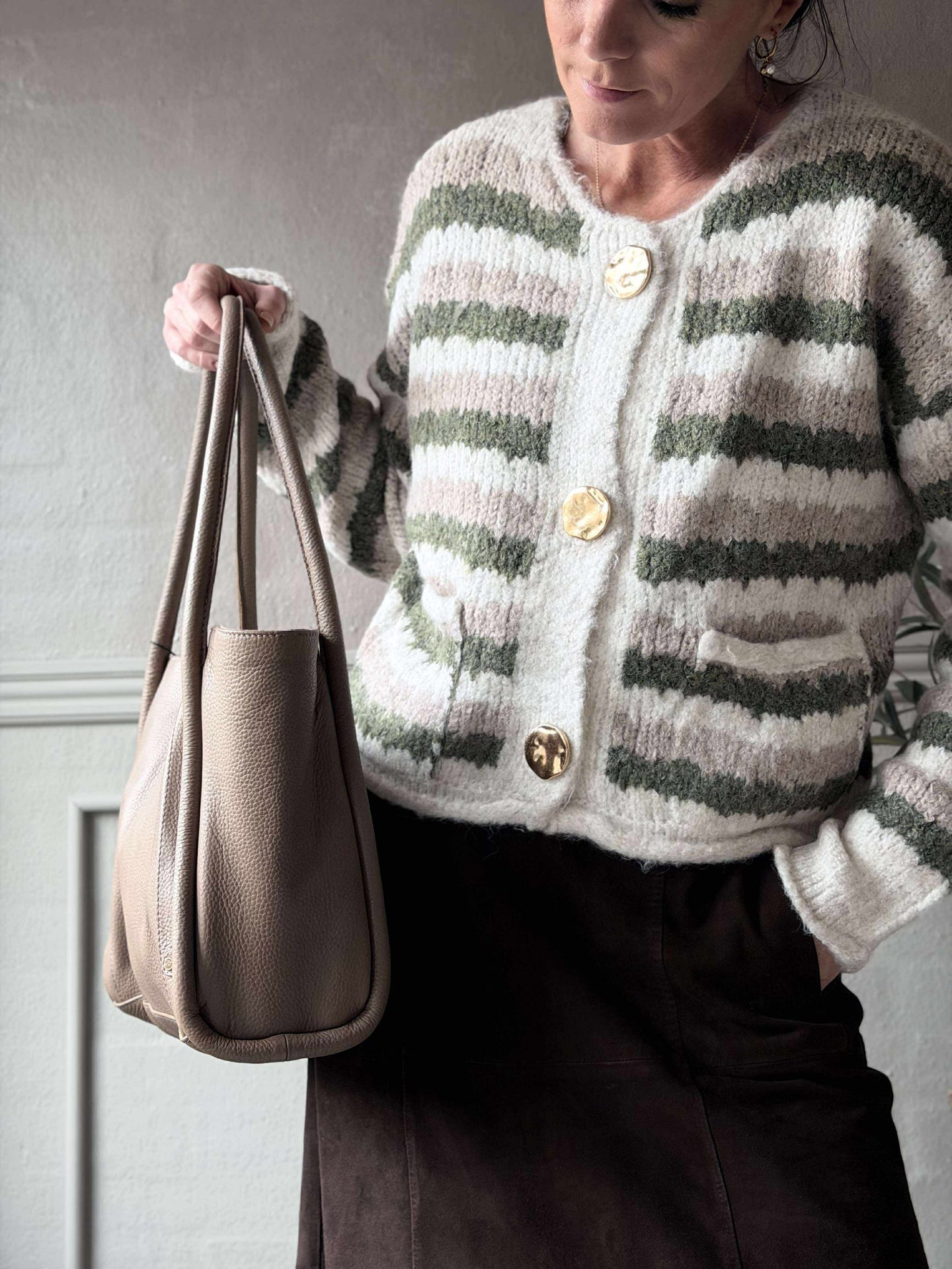Axelväska Taupe