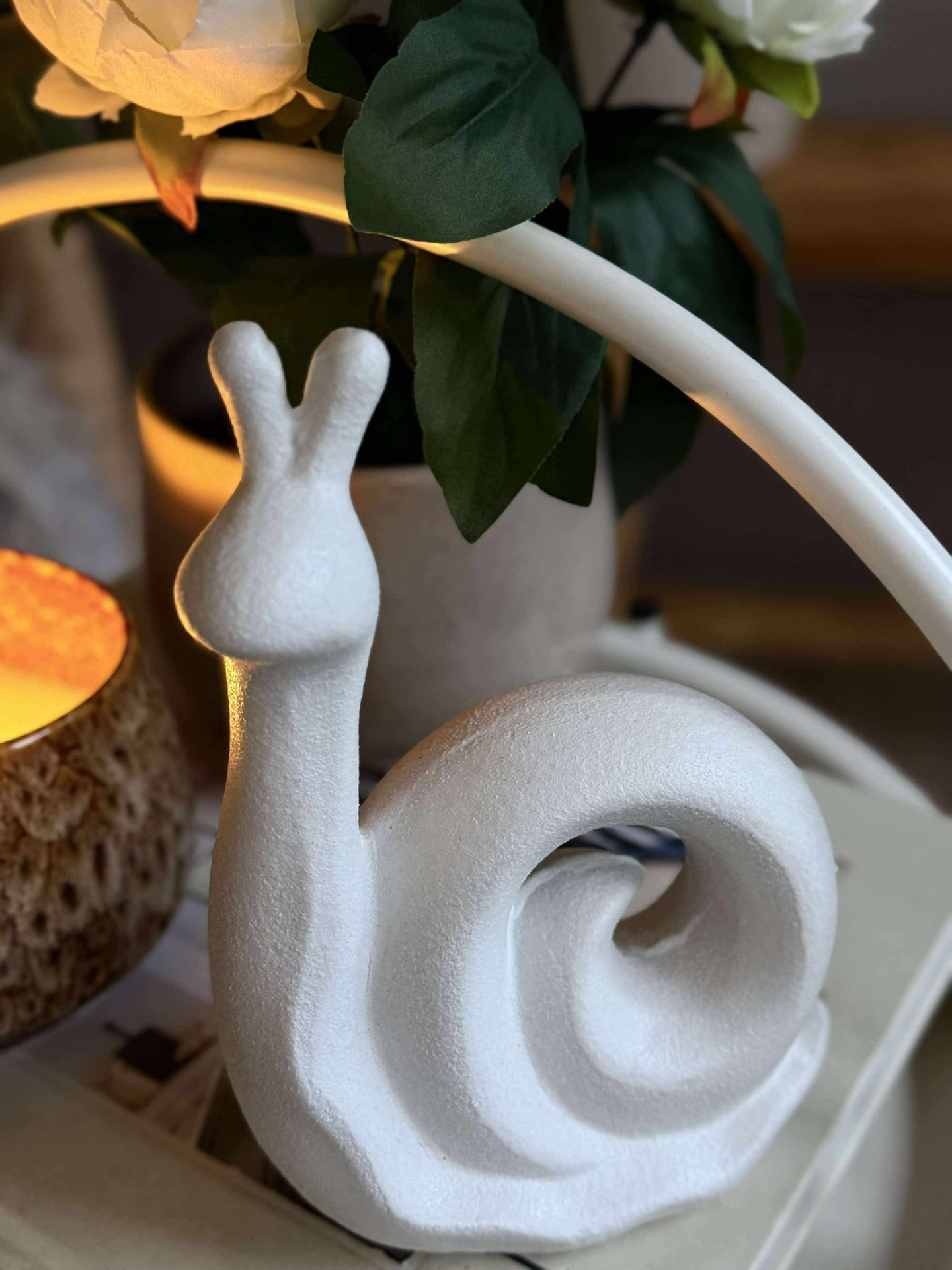 Deco snigel - Vit eller beige